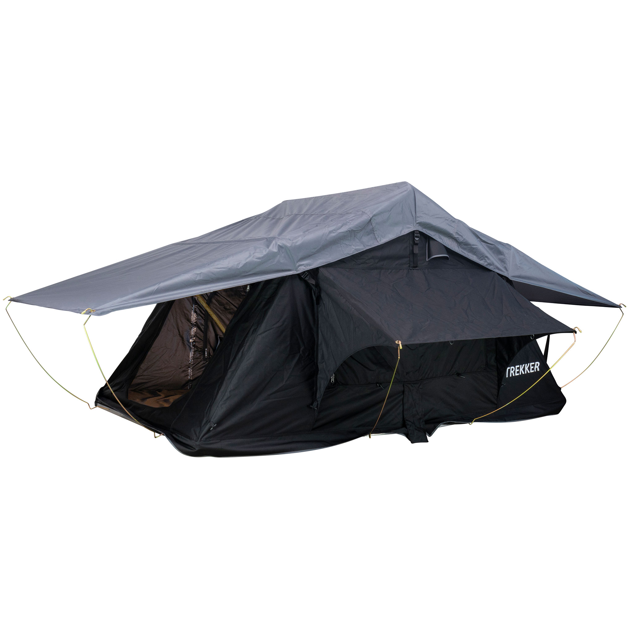 Trekker Automāšīnas Jumta Telts Camper M, Melna