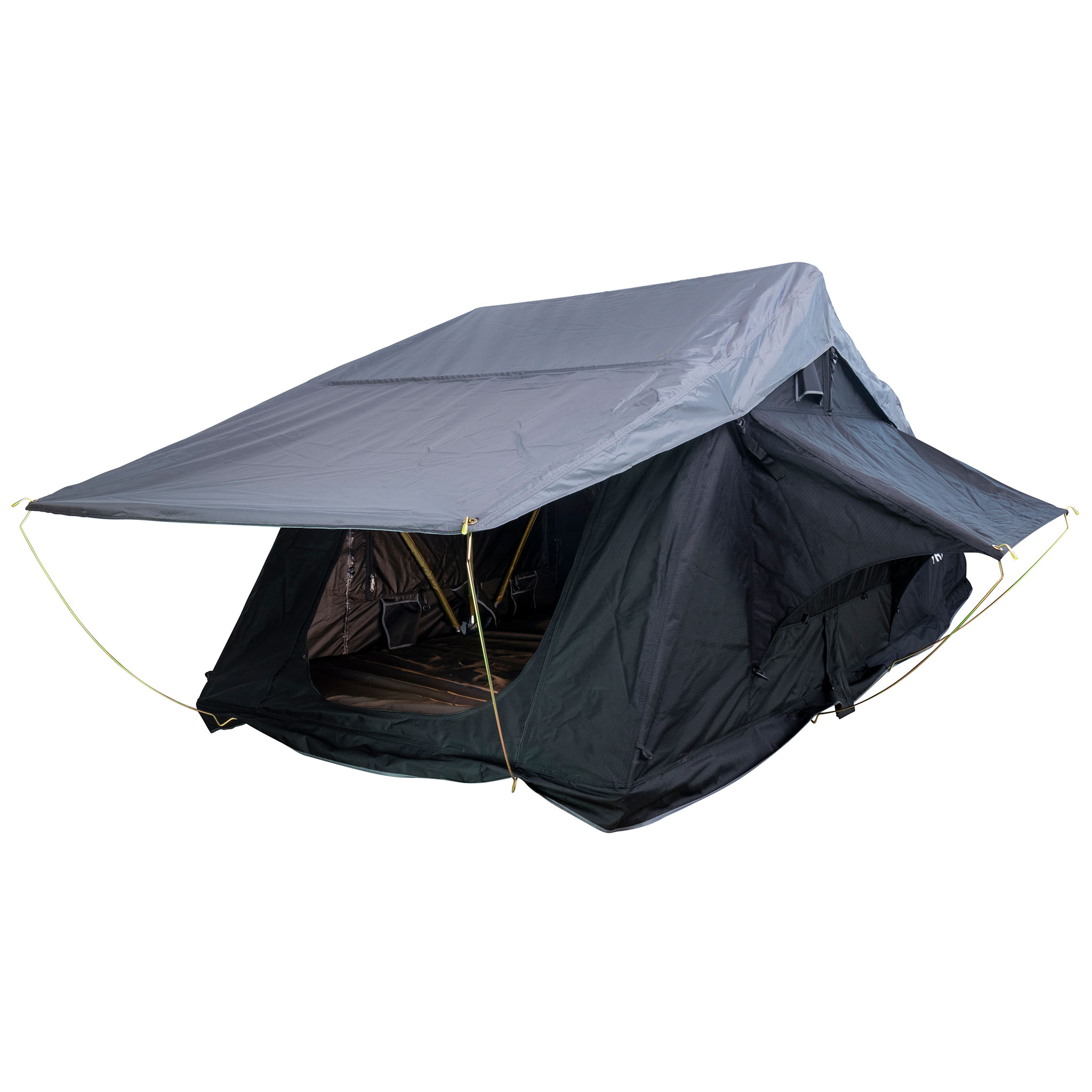 Trekker Automāšīnas Jumta Telts Camper M, Melna