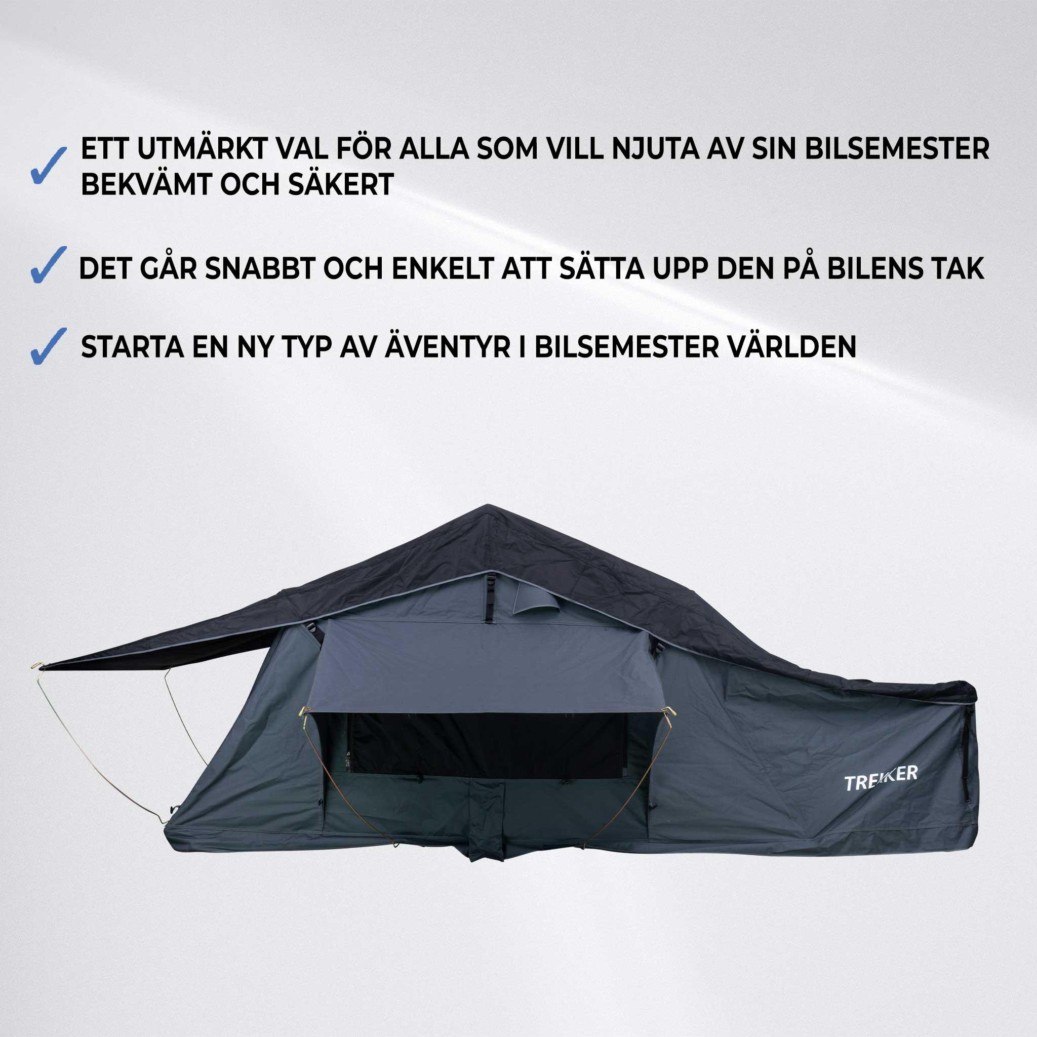 Trekker Taktält Cabin L, grå