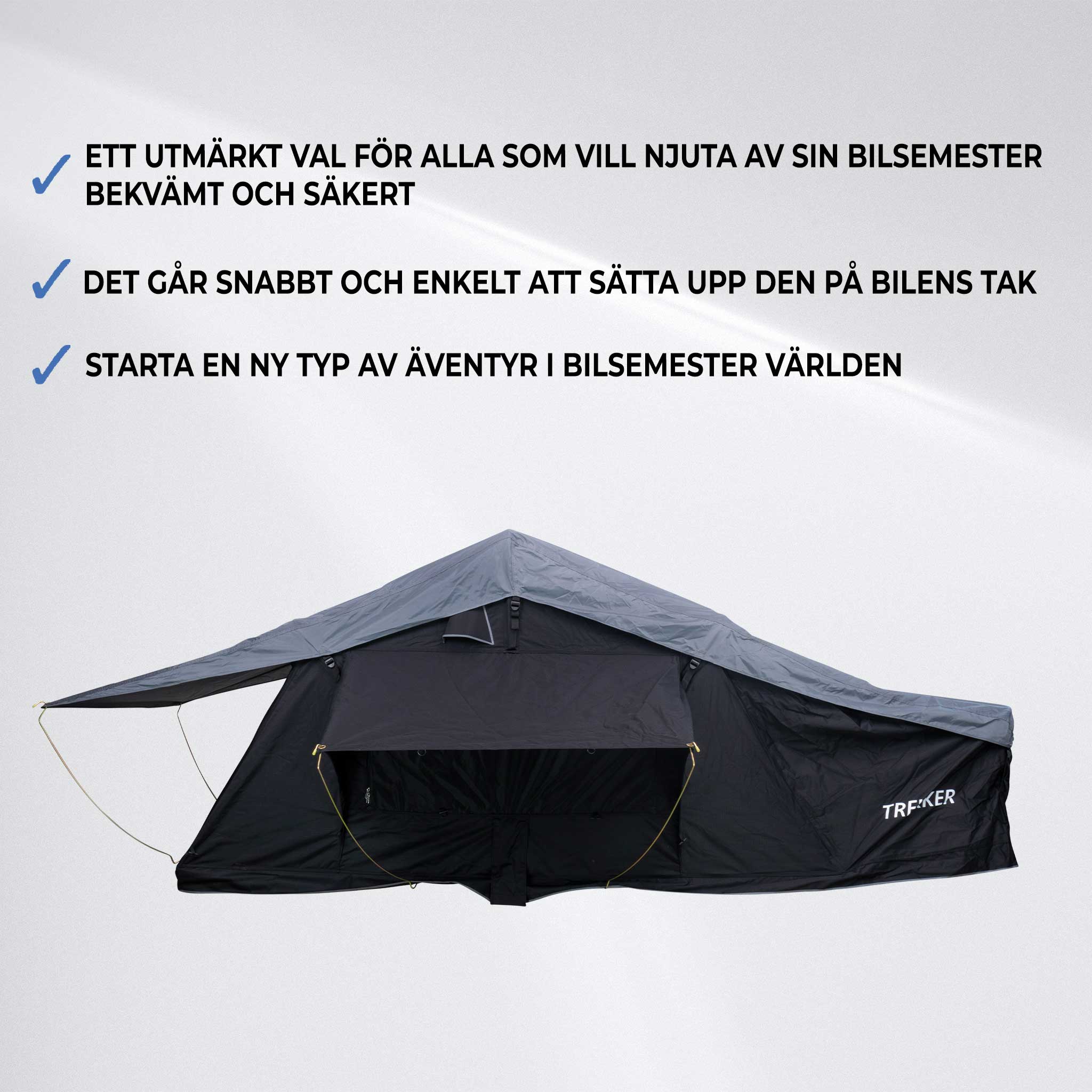 Trekker Taktält Cabin L, svart