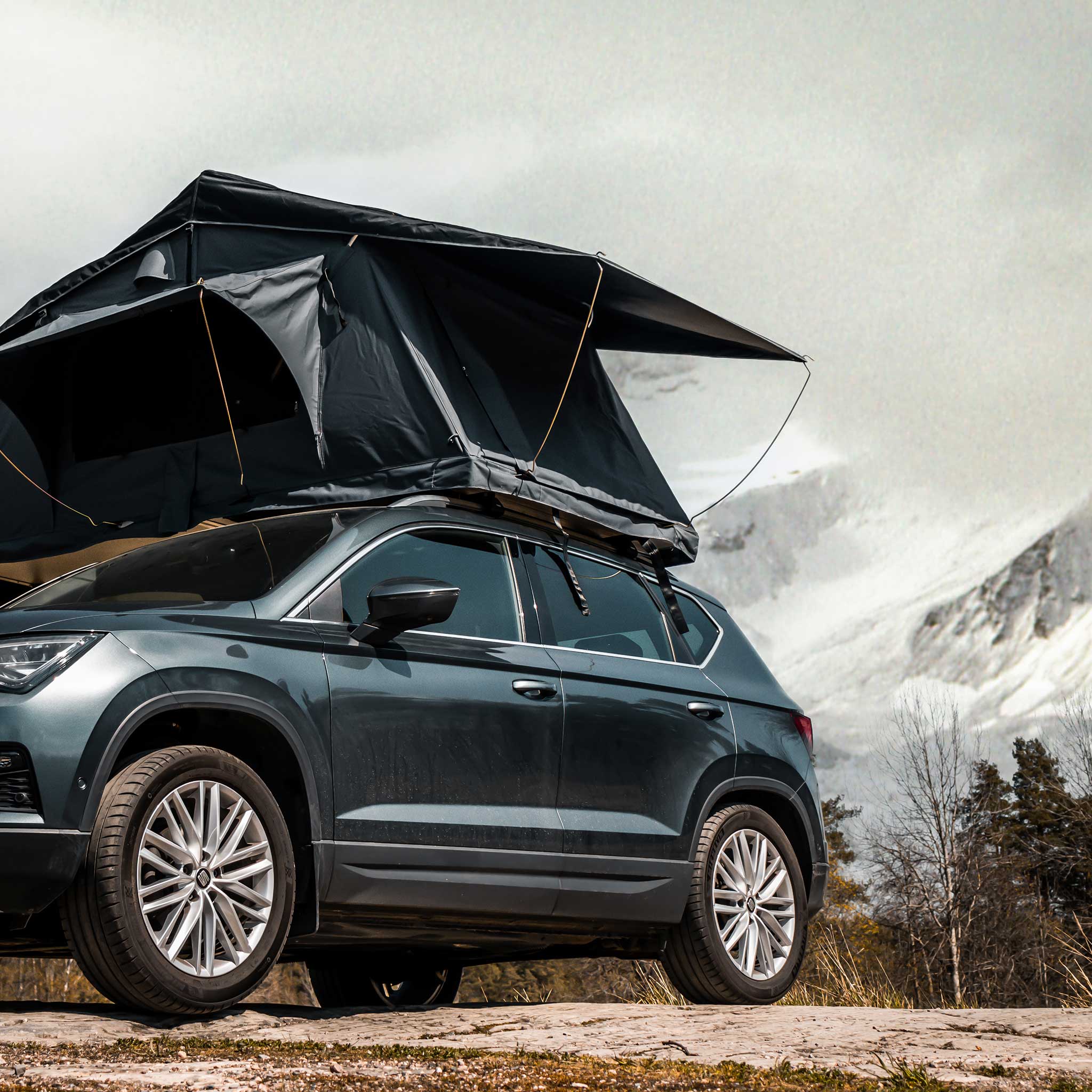 Trekker jumta telts Camper M, zaļa