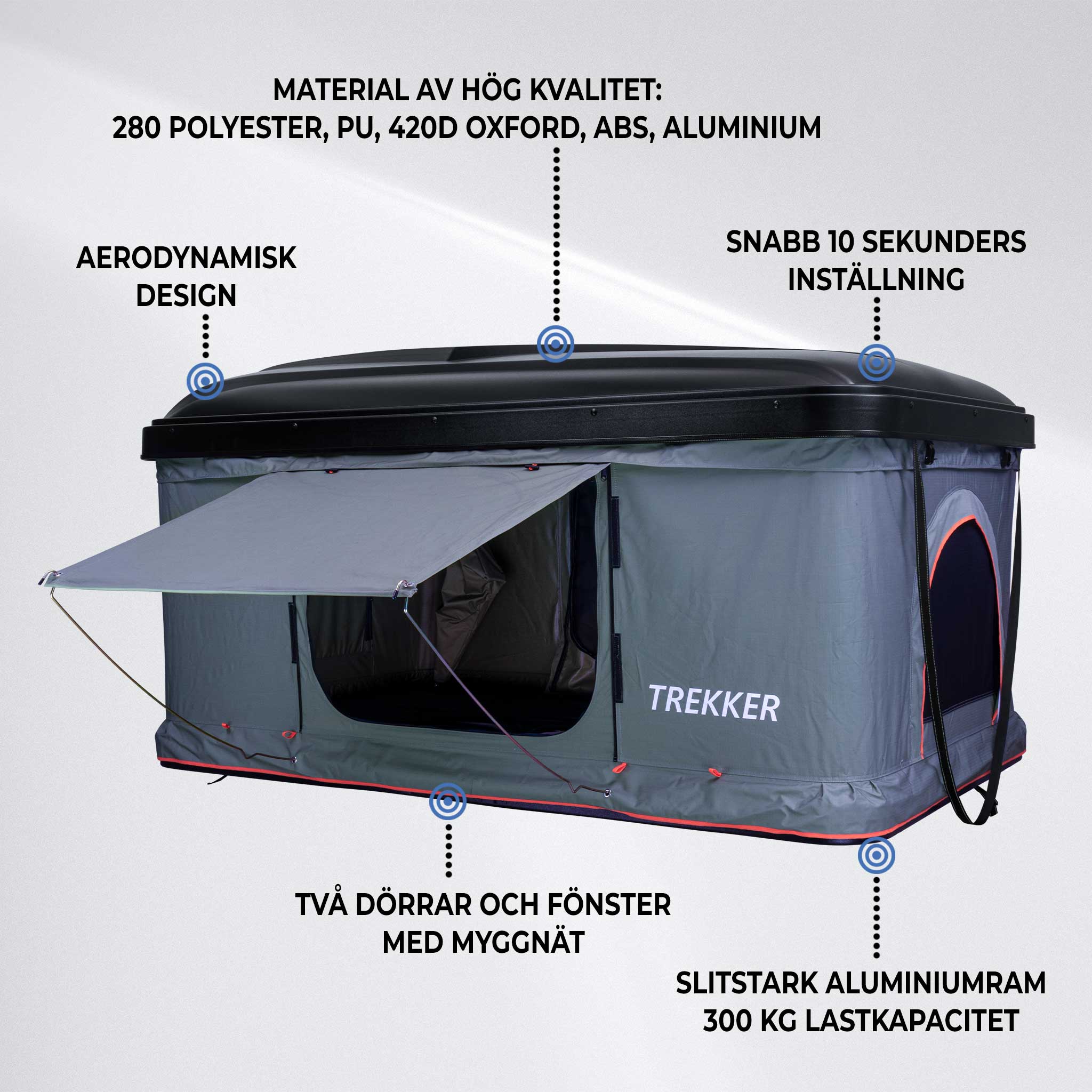 Trekker Taktält Hut M, grå