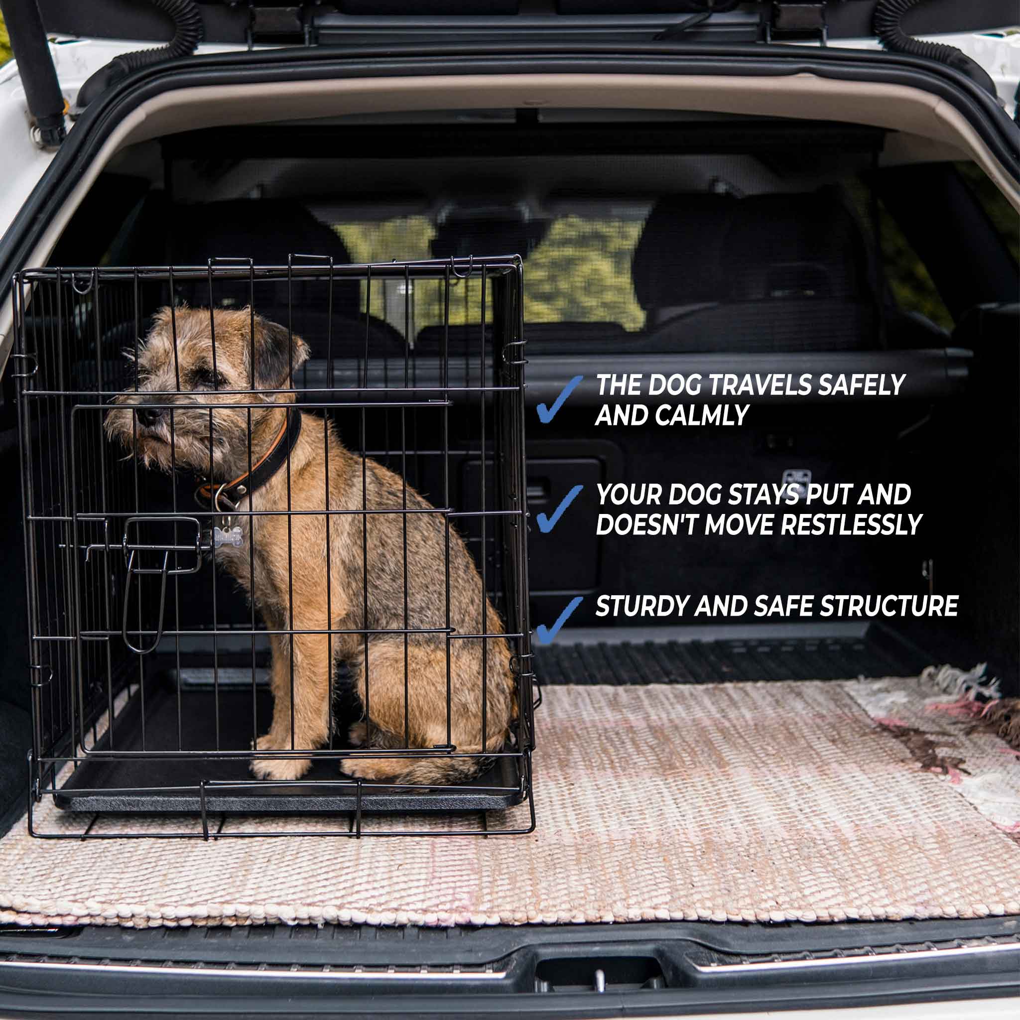 Trekker Dog Crate light metal M