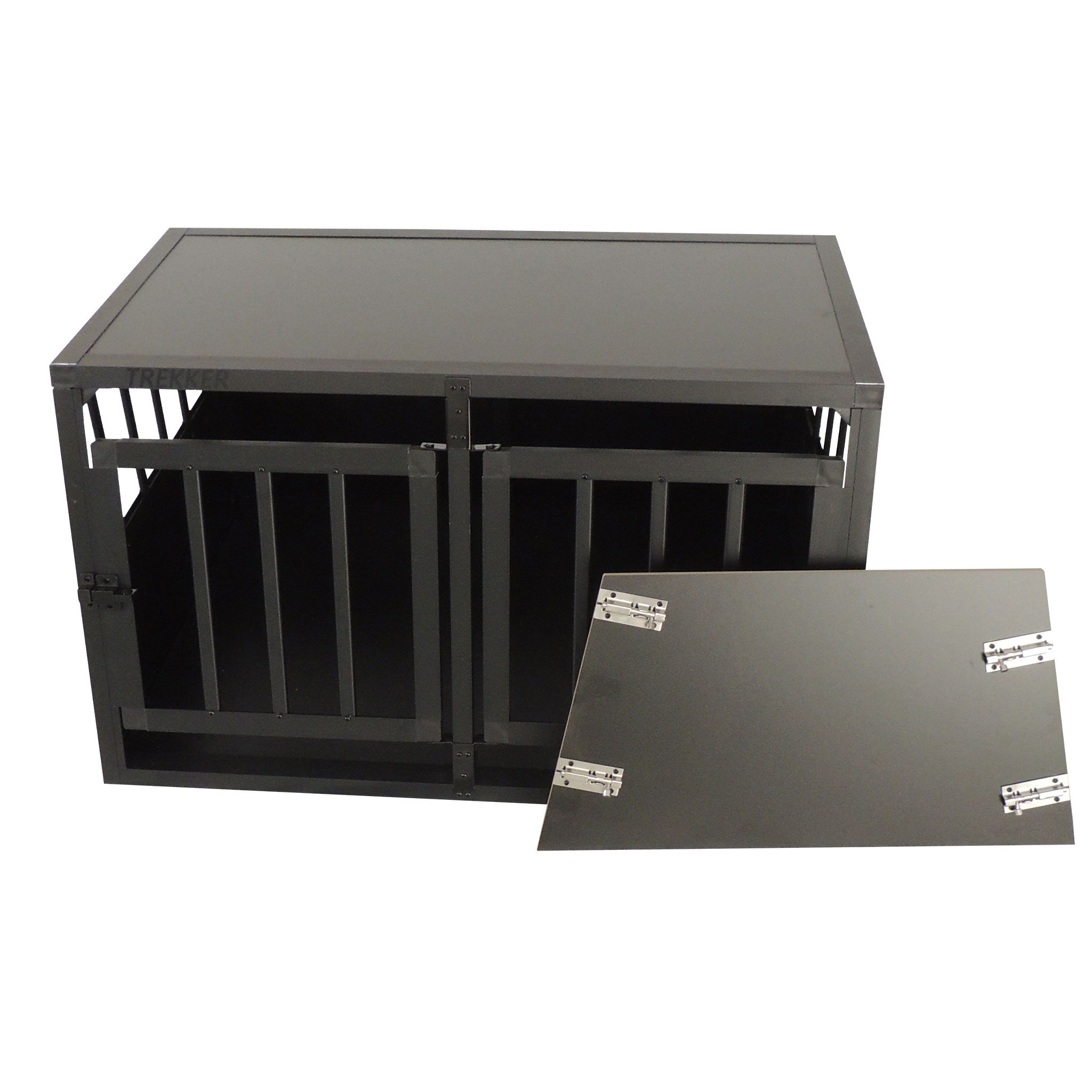 Trekker Dog Crate L 89x69x50cm, Black