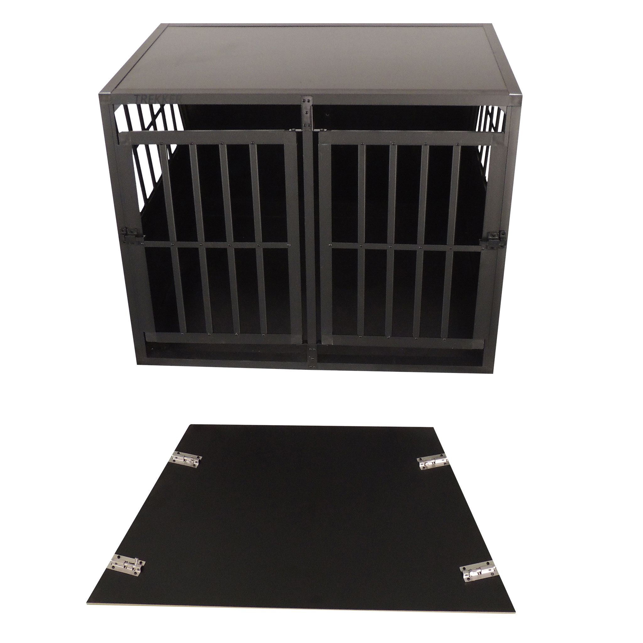 Trekker Hundebox XL 97x90x69cm, Schwarz