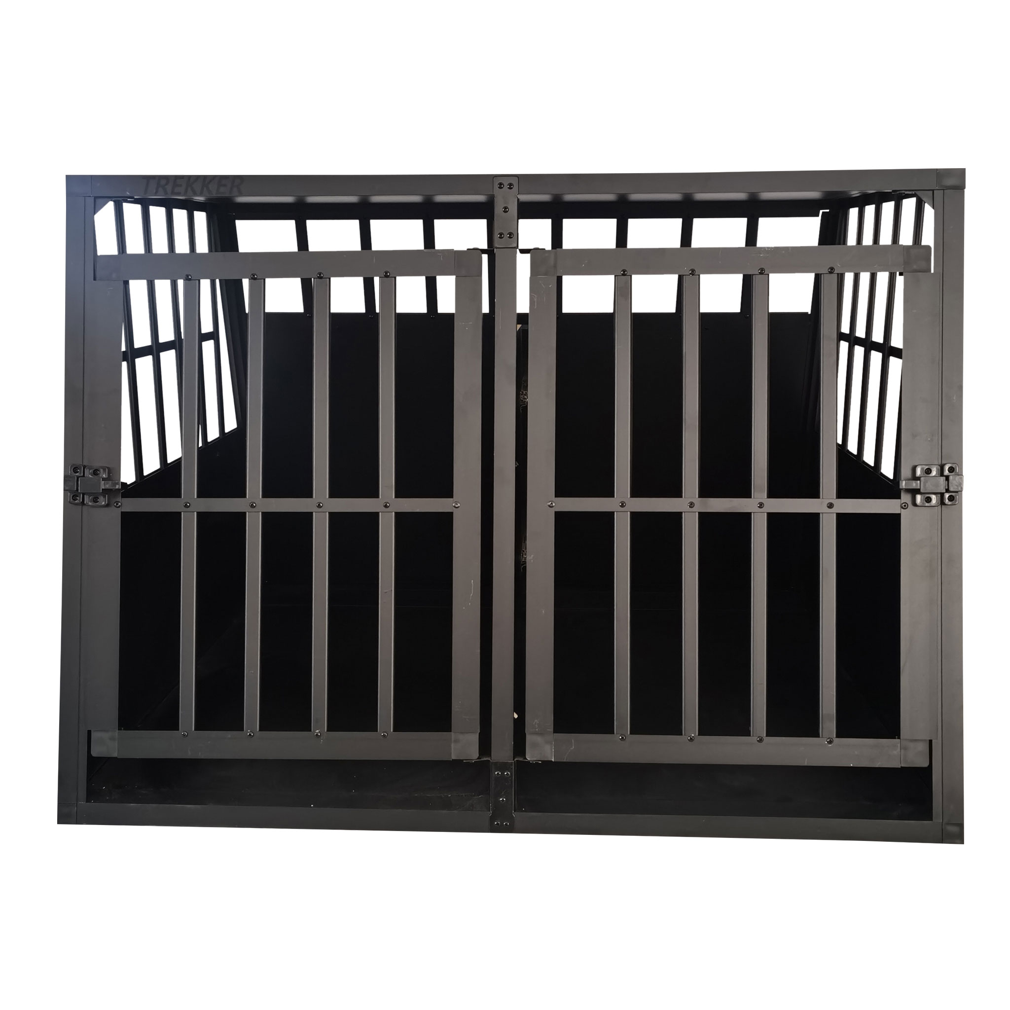 Trekker Hundebox XXL 104x90.5x69.5cm, Schwarz