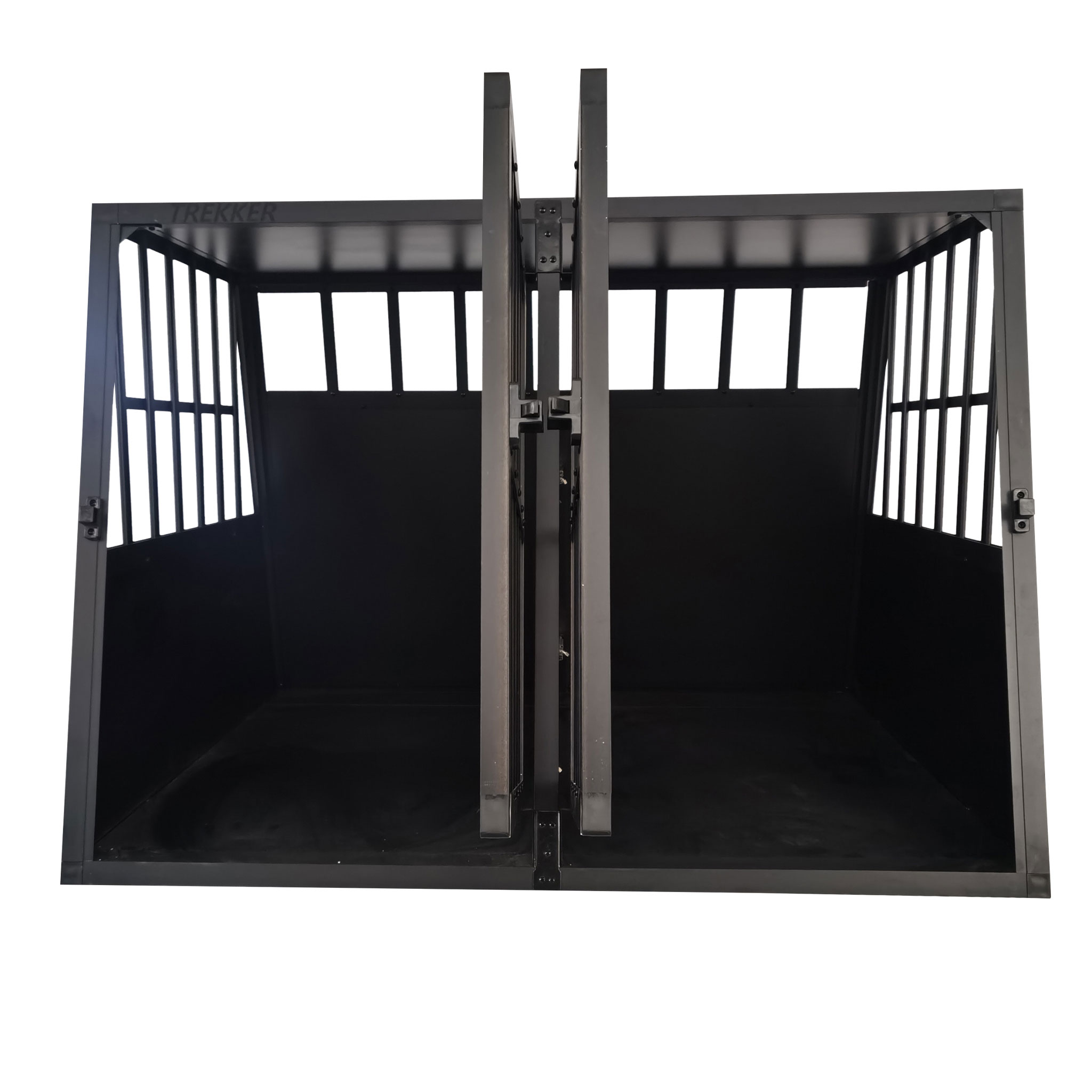 Trekker Hundebox XXL 104x90.5x69.5cm, Schwarz