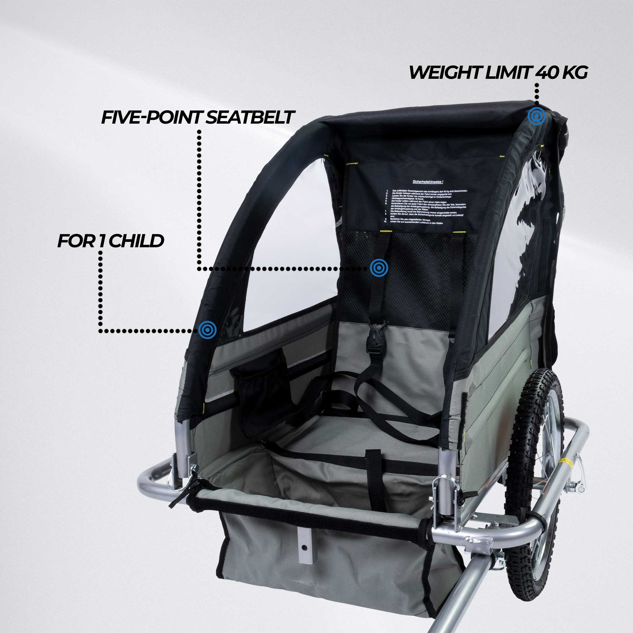 Trekker Bike Trailer for 1 Child