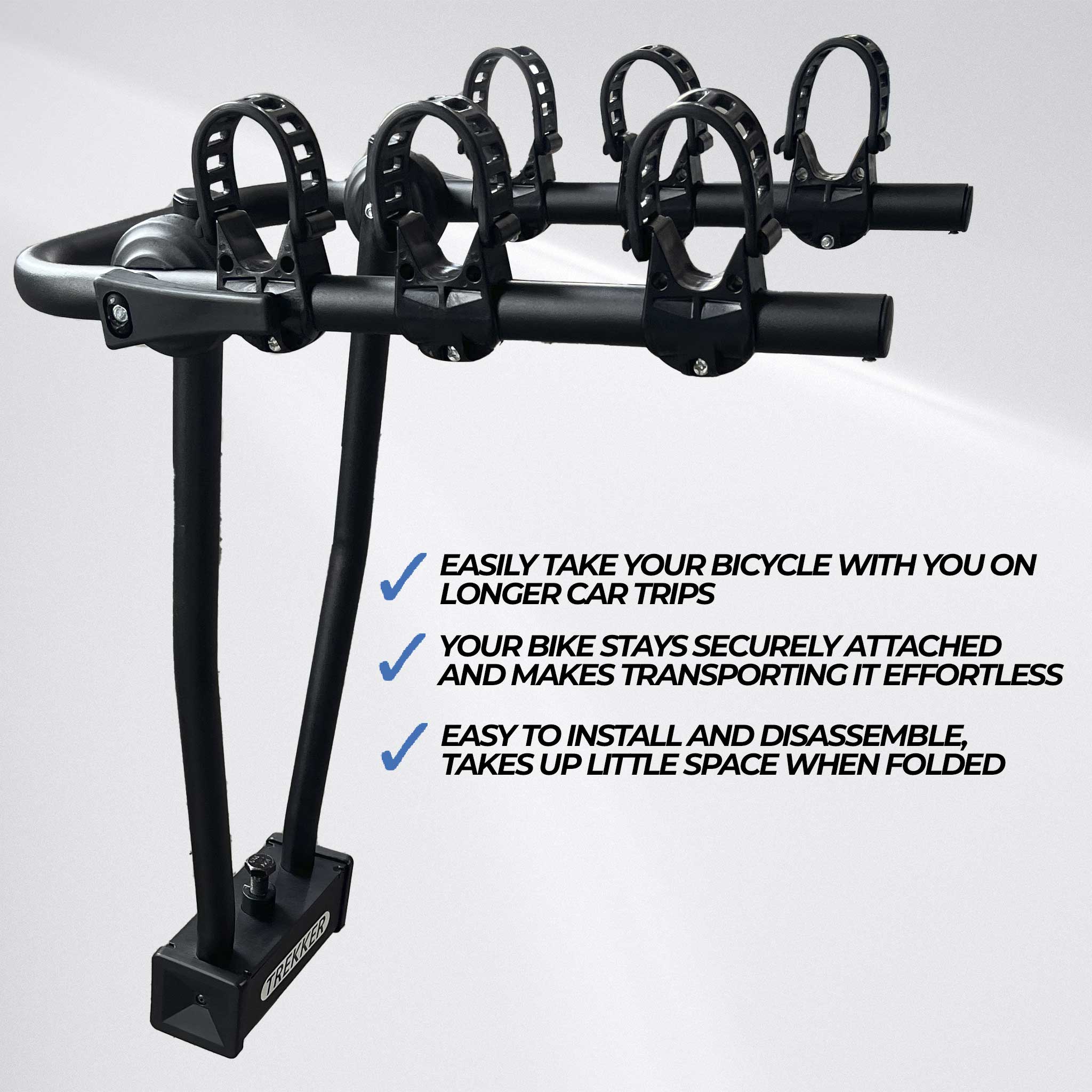 Trekker Bike Rack for car, 3 bikes P300