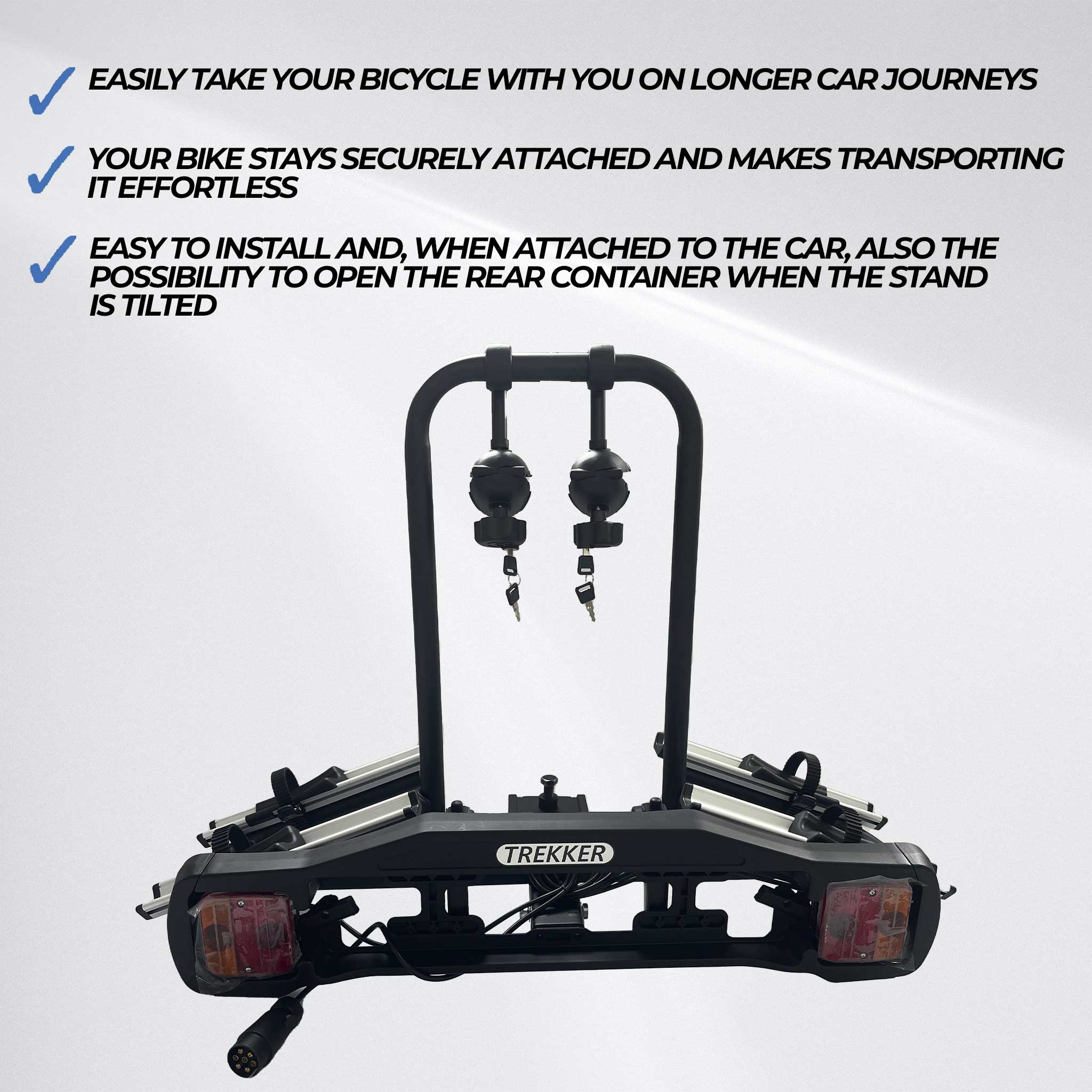 Trekker Bike Rack for car, 2 bikes R200