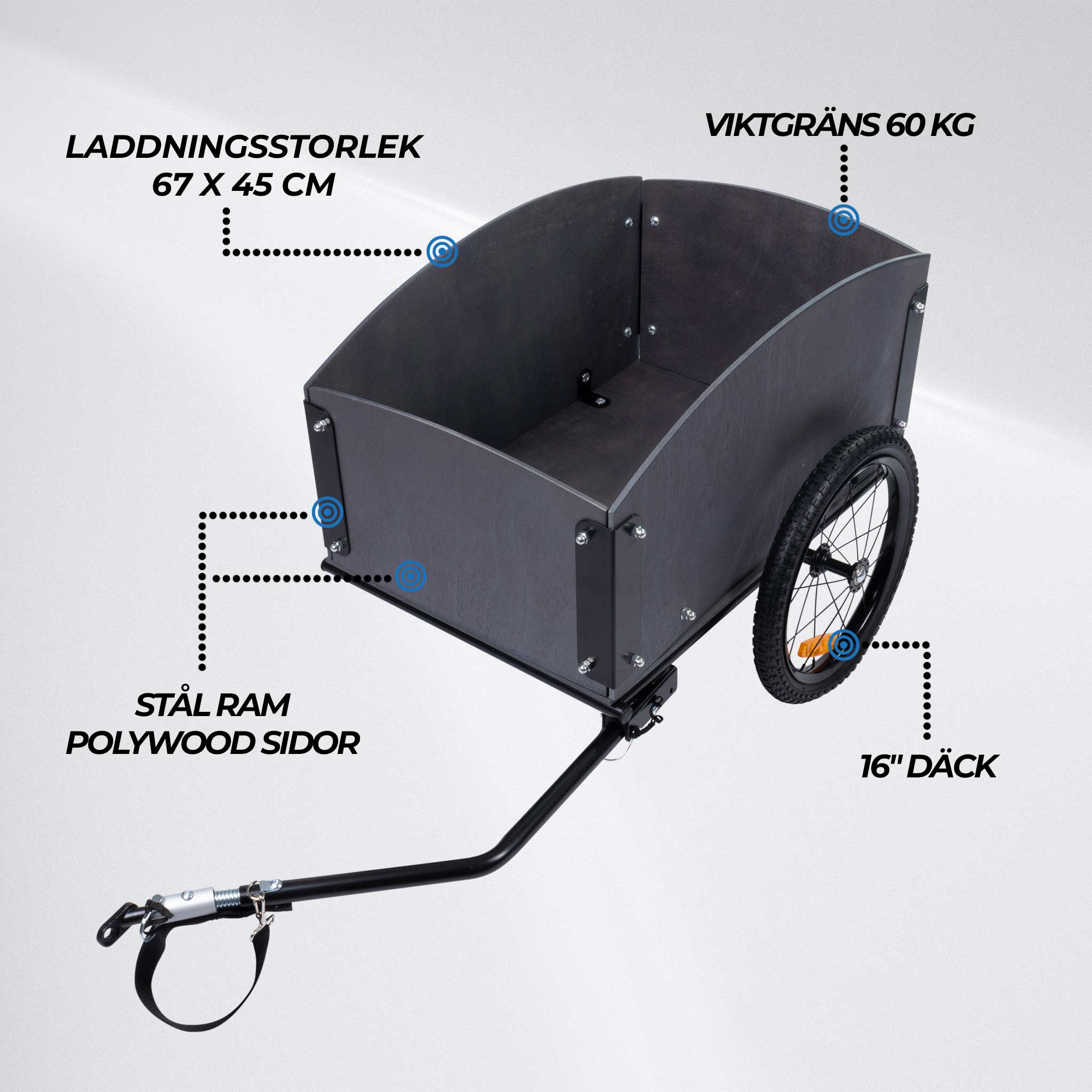 Trekker Cykelkärra