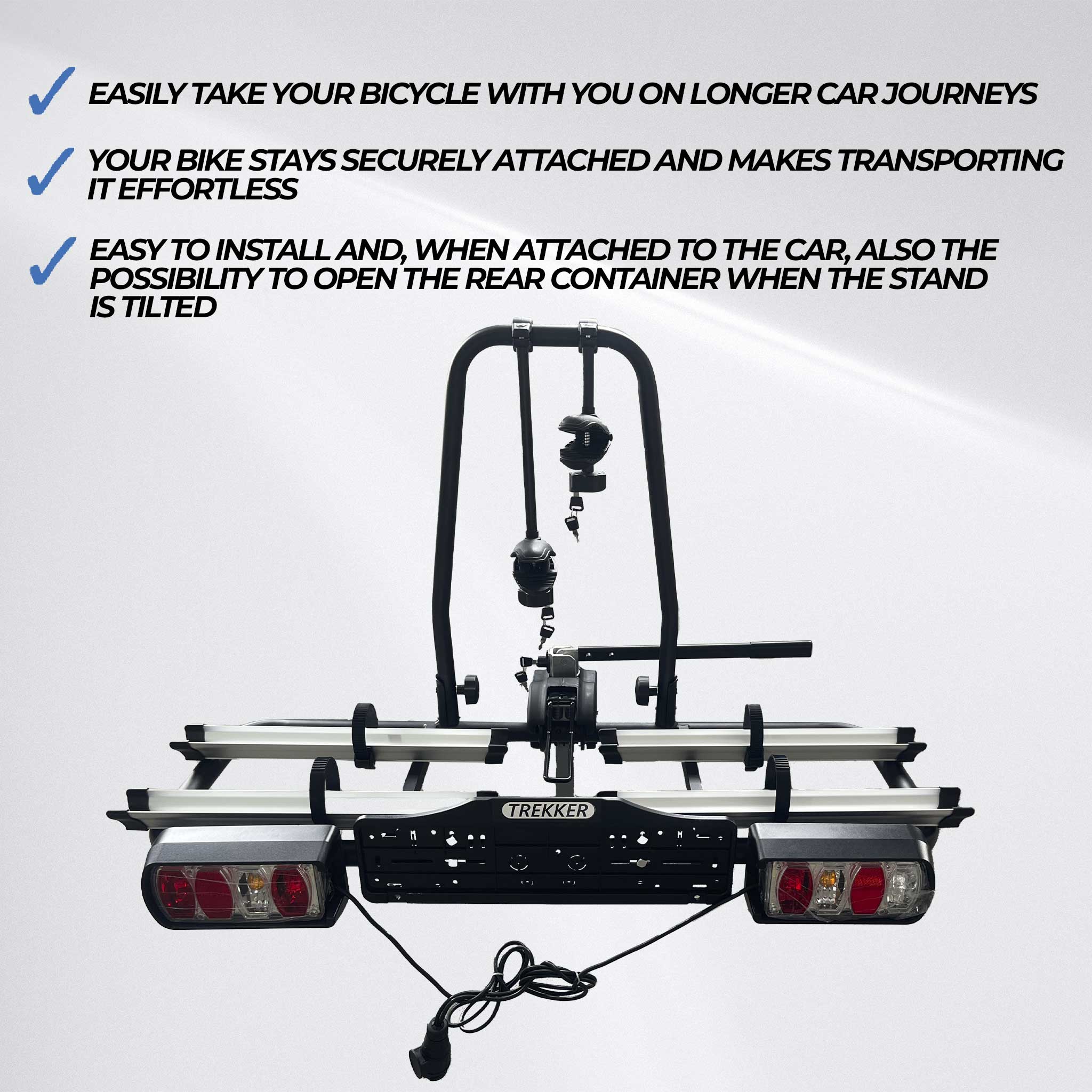 Trekker Bike Rack for car, 2 bikes X200