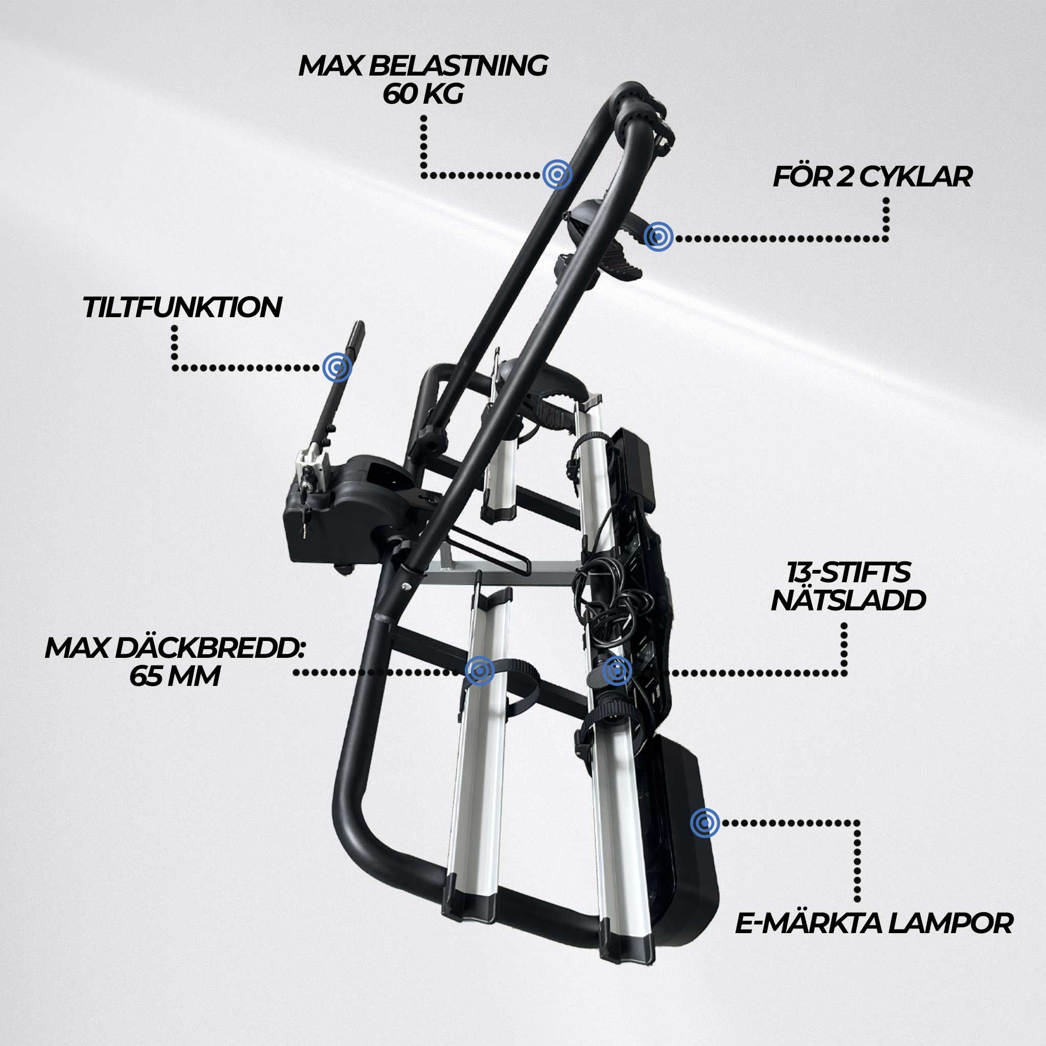 Trekker Cykelhållare 2 cyklar X200