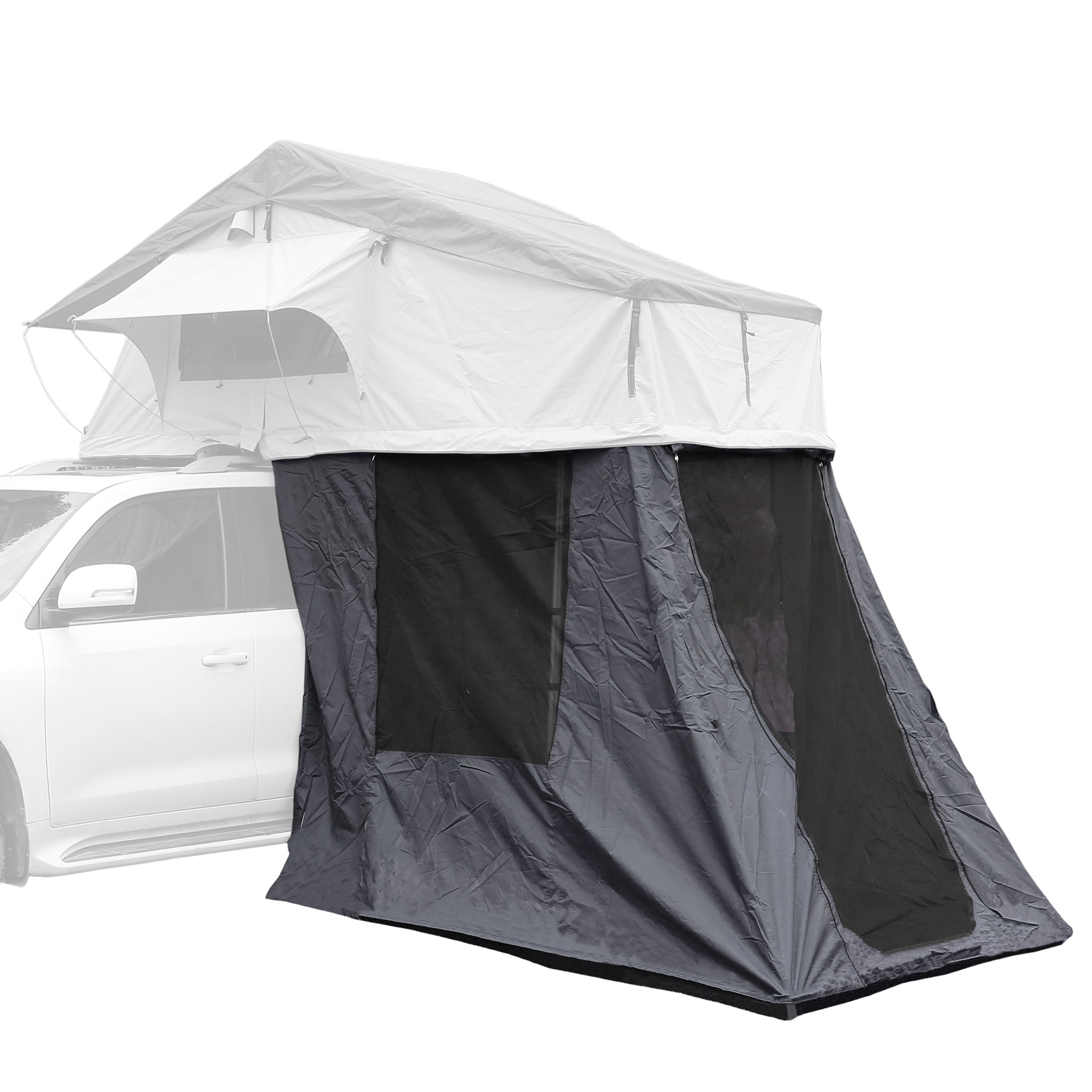 Trekker Prisegamojo Kambario Pavadinimas Kabinai L, Pilka su stogo palapinė annex