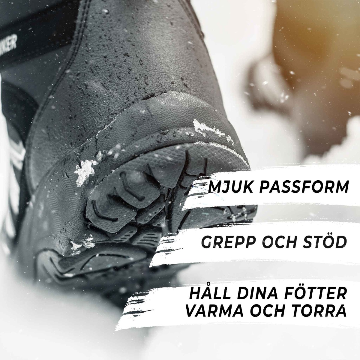 Trekker friktionsskor, storlek 36-46