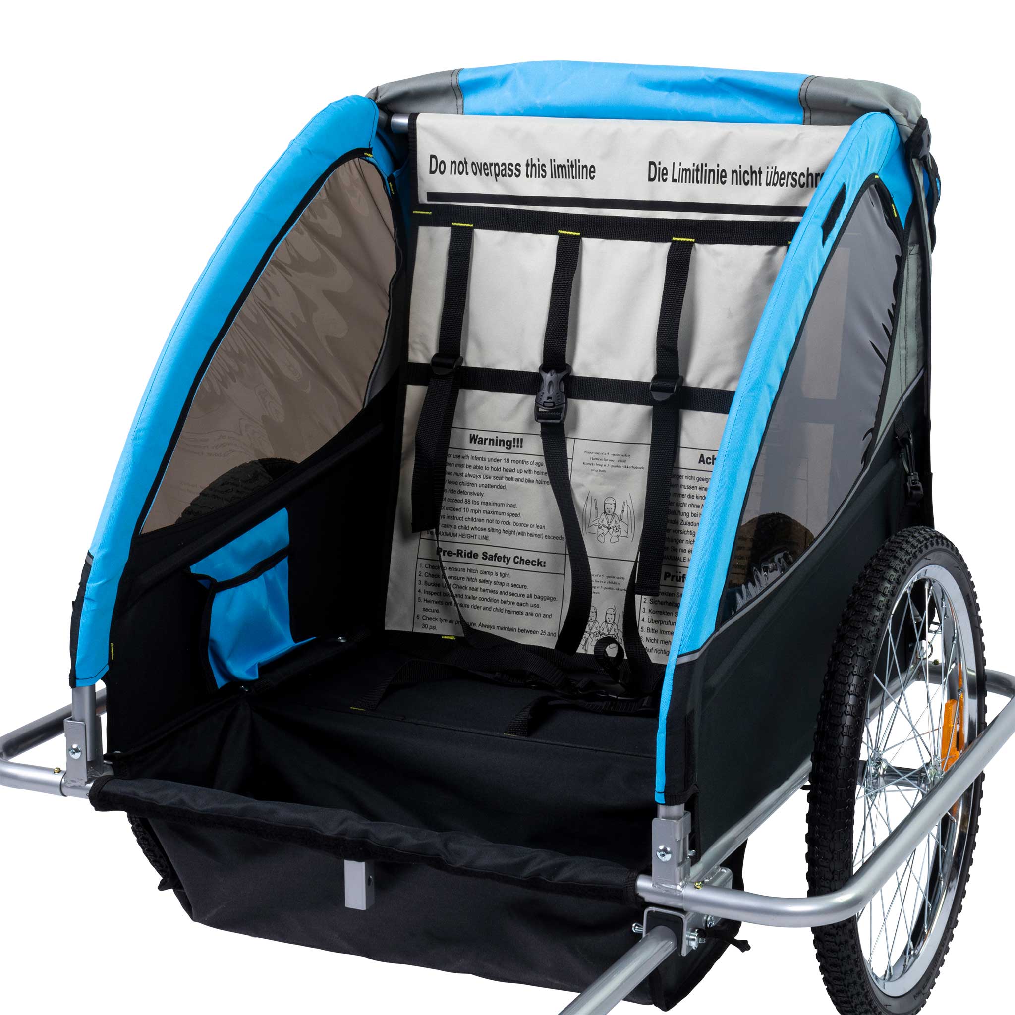  Trekker Fahrradanhänger Für 1-2 Kinder