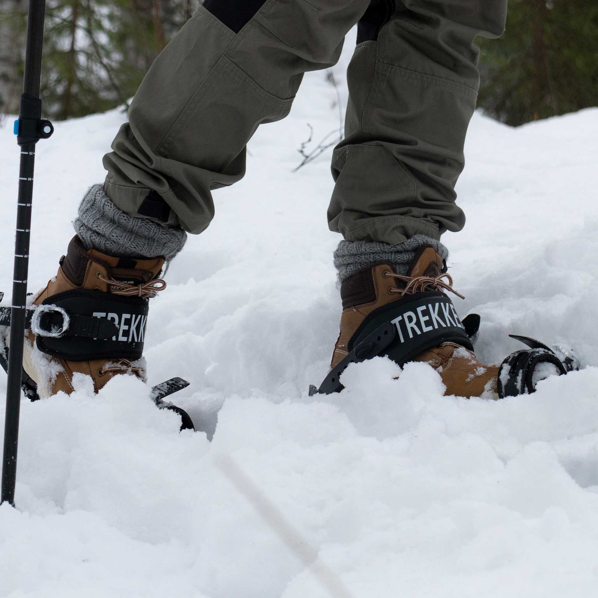 Trekker slidžių batų tvirtinimo įtaisai