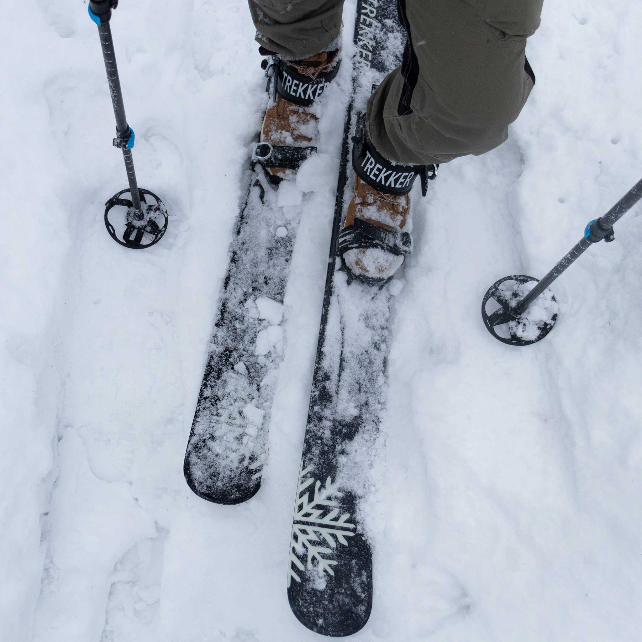 Trekker Turskidor 130cm med bindningar
