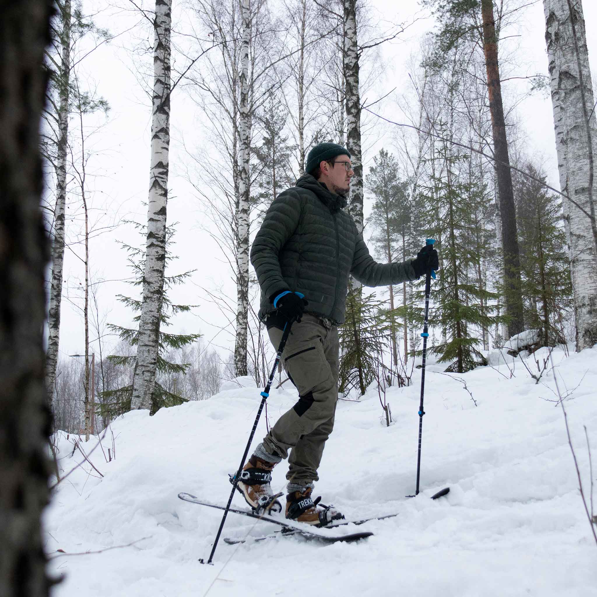 Trekker Turskidor 130cm med bindningar
