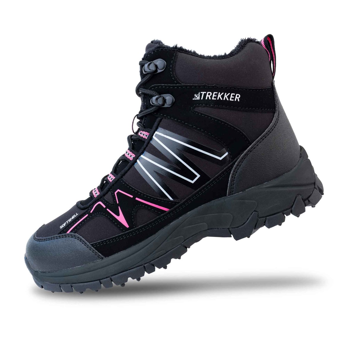 Trekker Winterschuhe mit spikes - Rosa