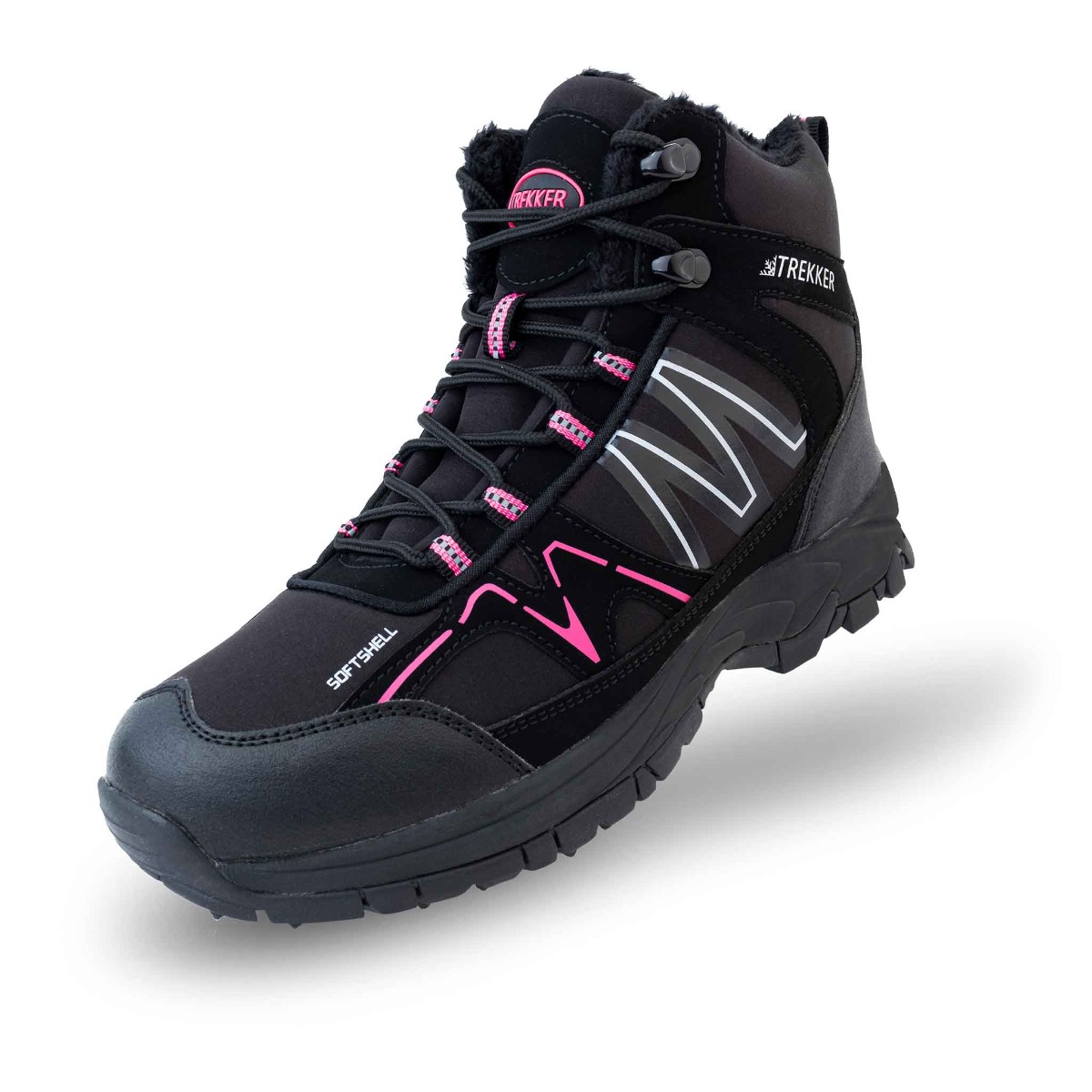 Trekker Winterschuhe mit spikes - Rosa