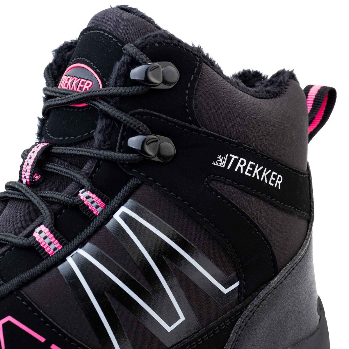 Trekker Winterschuhe mit spikes - Rosa