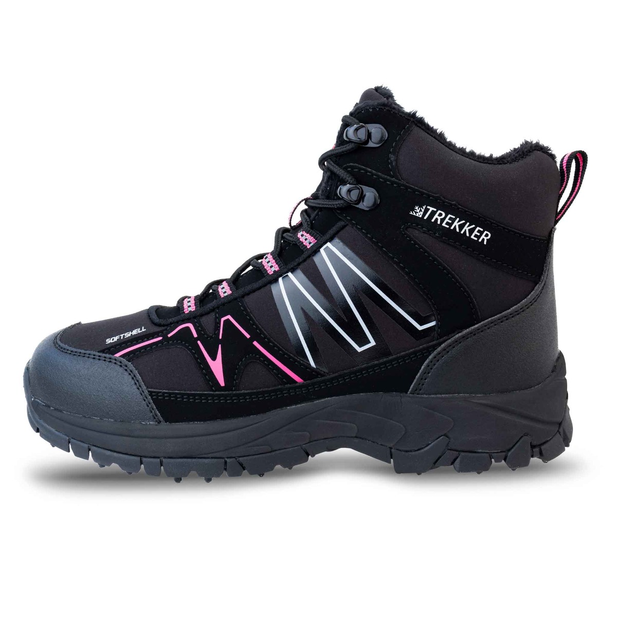 Trekker Winterschuhe mit spikes - Rosa