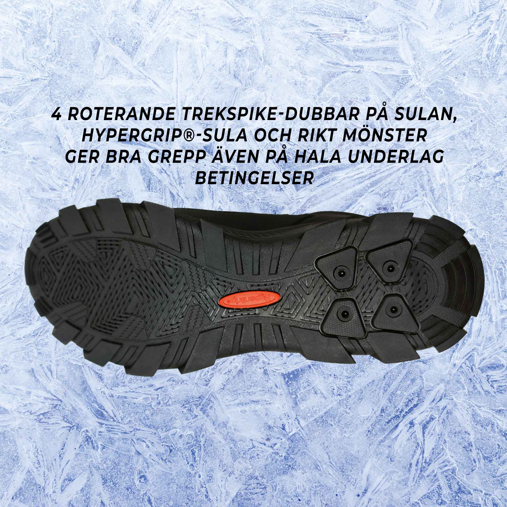 Trekker Dubbskor, vändbara dubbar, storlekar: 36-46