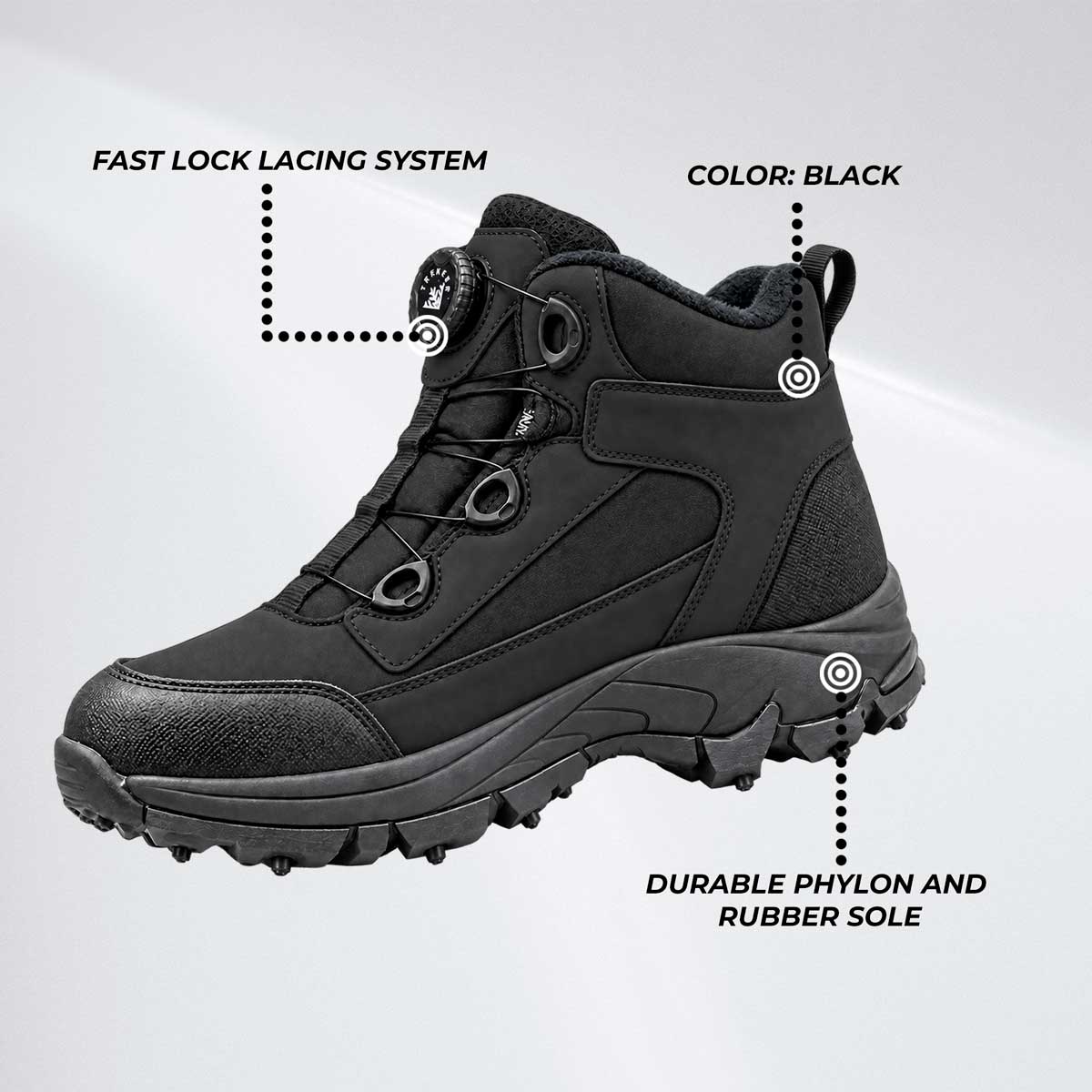 Trekker Studded Shoes Havu Fast-Lock