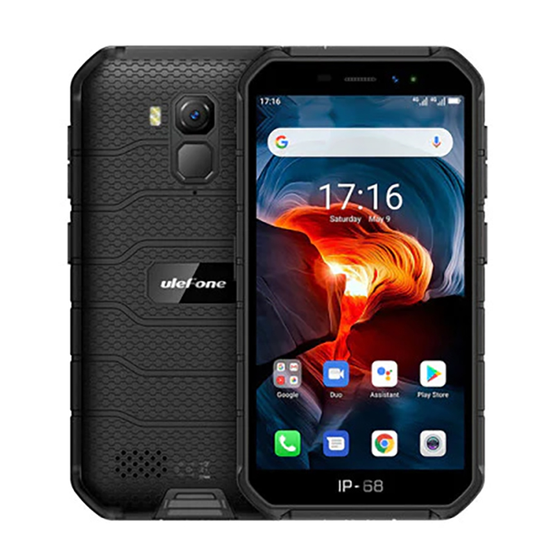 Ulefone Armor X7 Pro Põrkumiskindel Telefon, must - eakate telefon