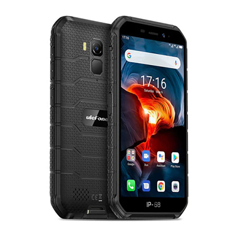 Ulefone Armor X7 Pro Põrkumiskindel Telefon, must - eakate telefon