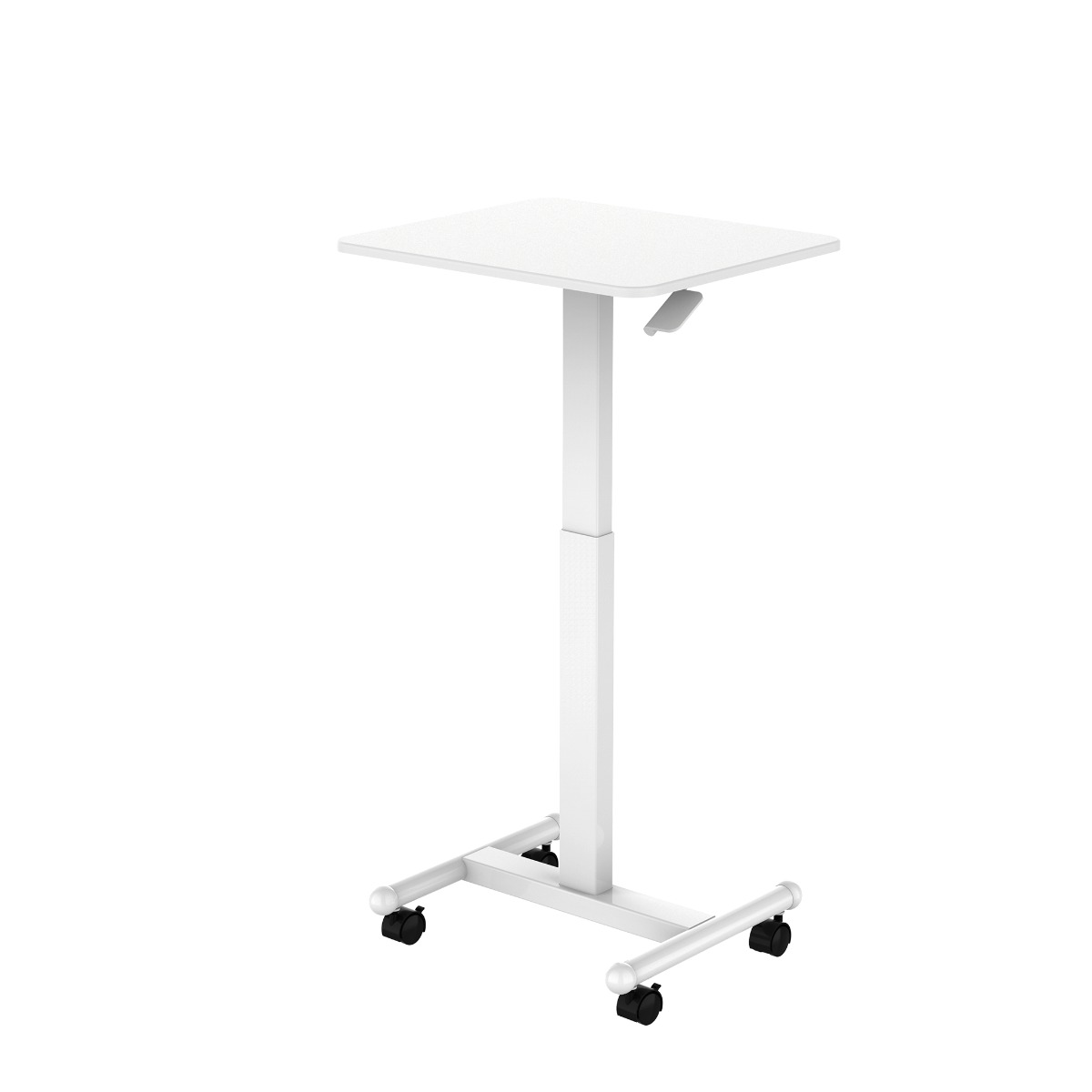 Lykke regulējams rakstāmgalds L100, balts, 60 x 52 cm