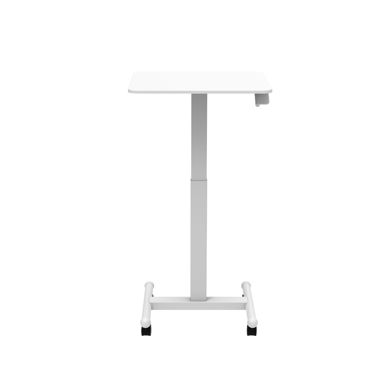 Lykke regulējams rakstāmgalds L100, balts, 60 x 52 cm