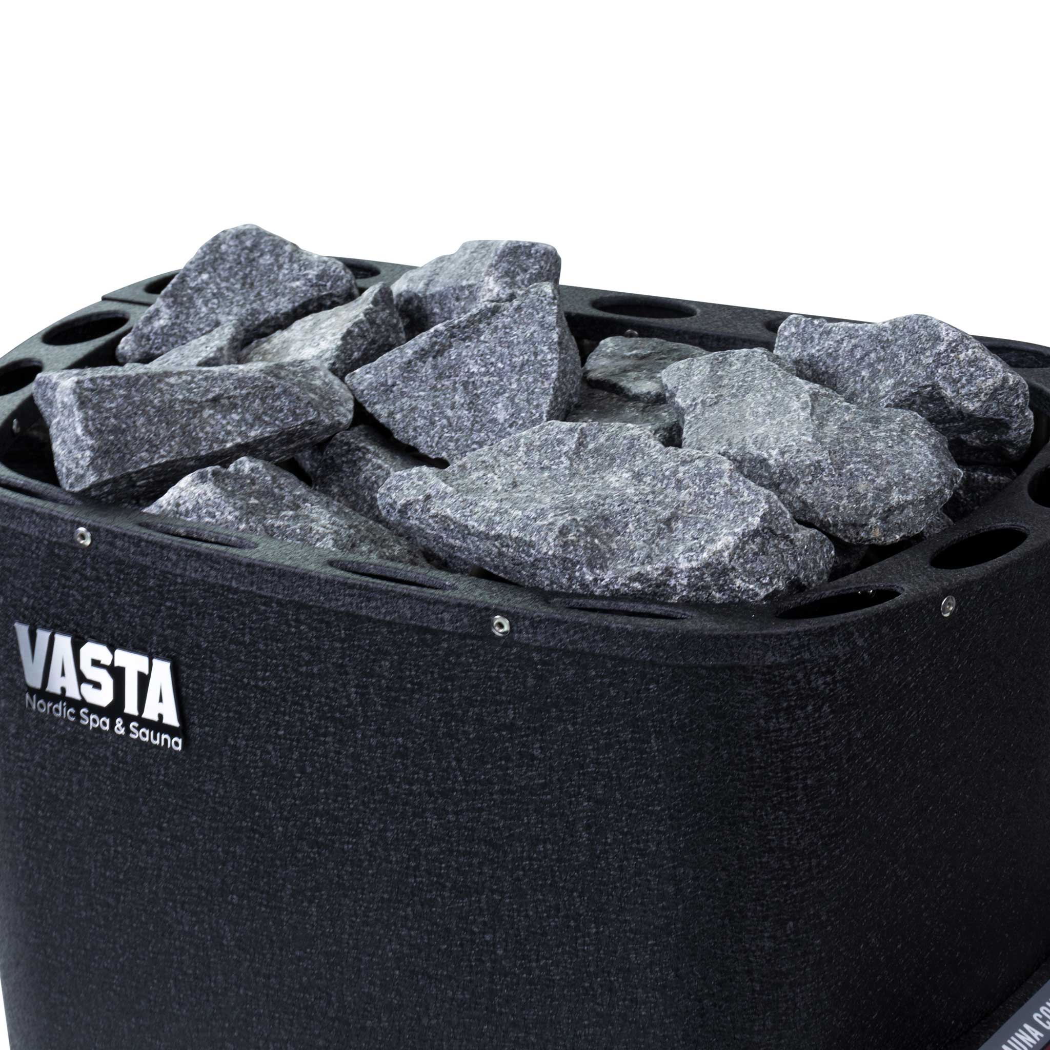 Vasta Bastuaggregat Blaze 6kw, svart, fast, 5-8m3