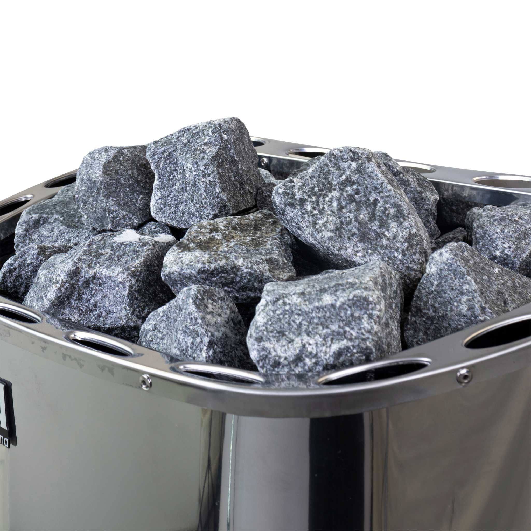 Vasta Elektriskā Pirts Krāsns Blaze 6kw, fiksēta kontrole, tērauds