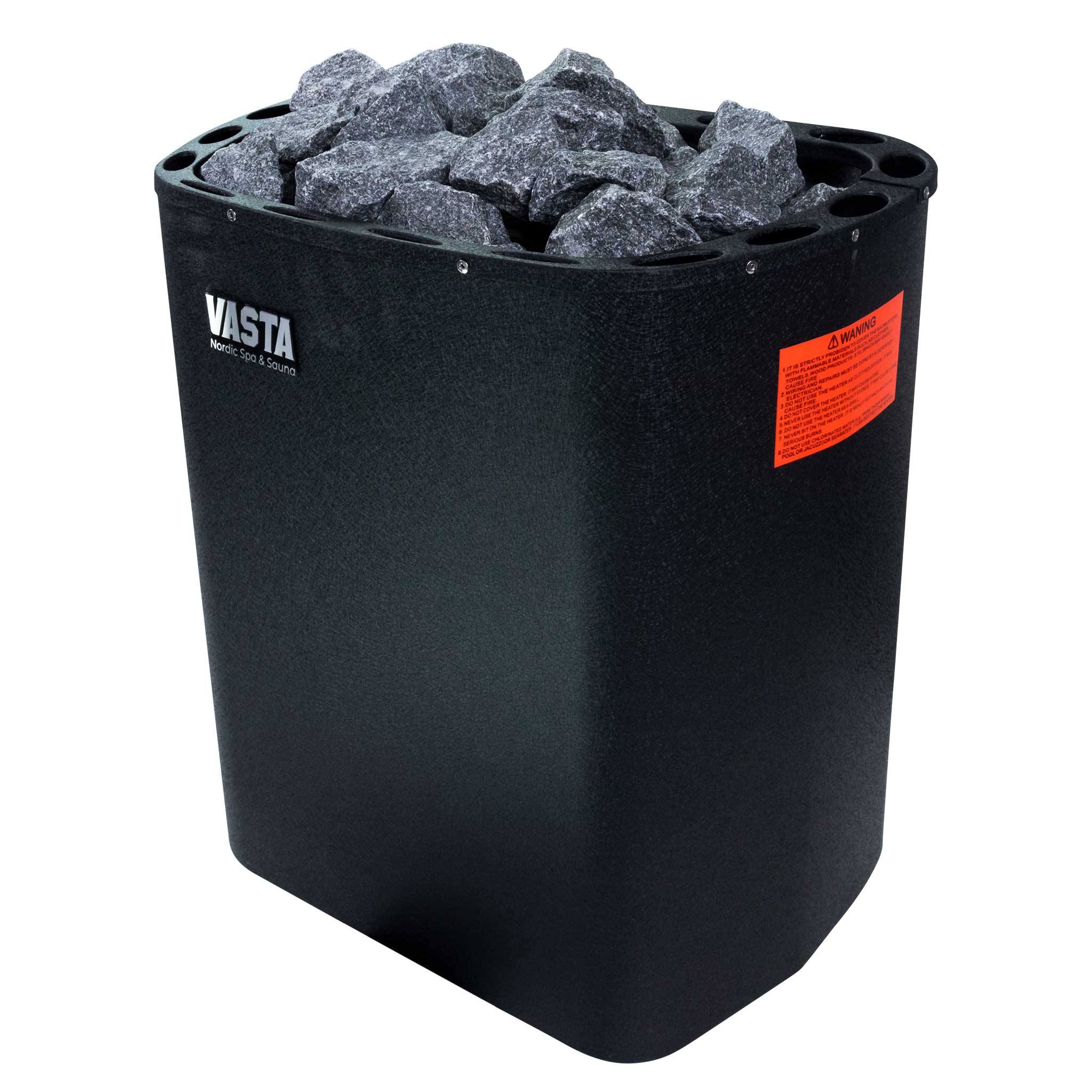 Vasta Bastuaggregat Blaze 8kw, svart, separat, 7-12m3