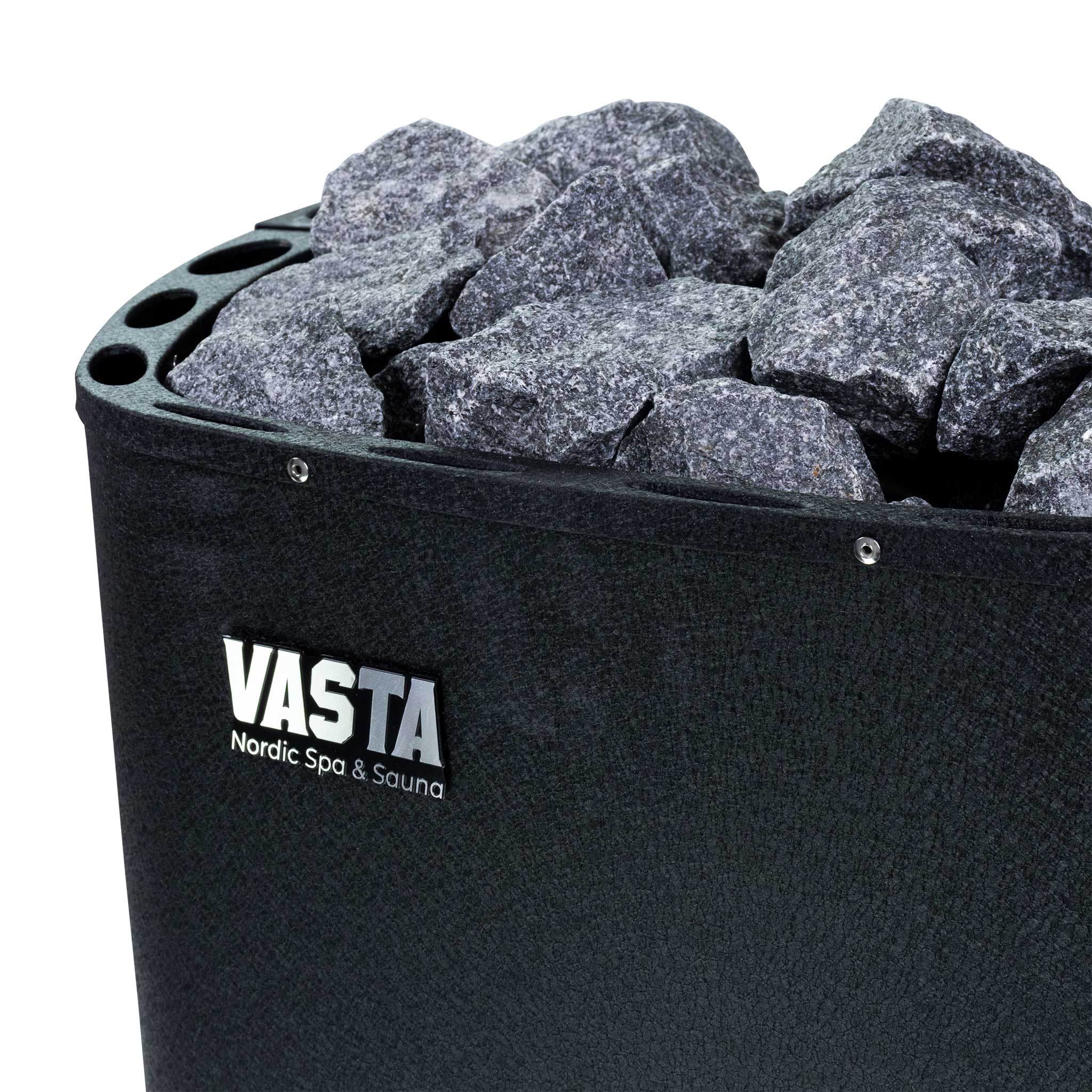 Vasta Bastuaggregat Blaze 8kw, svart, separat, 7-12m3