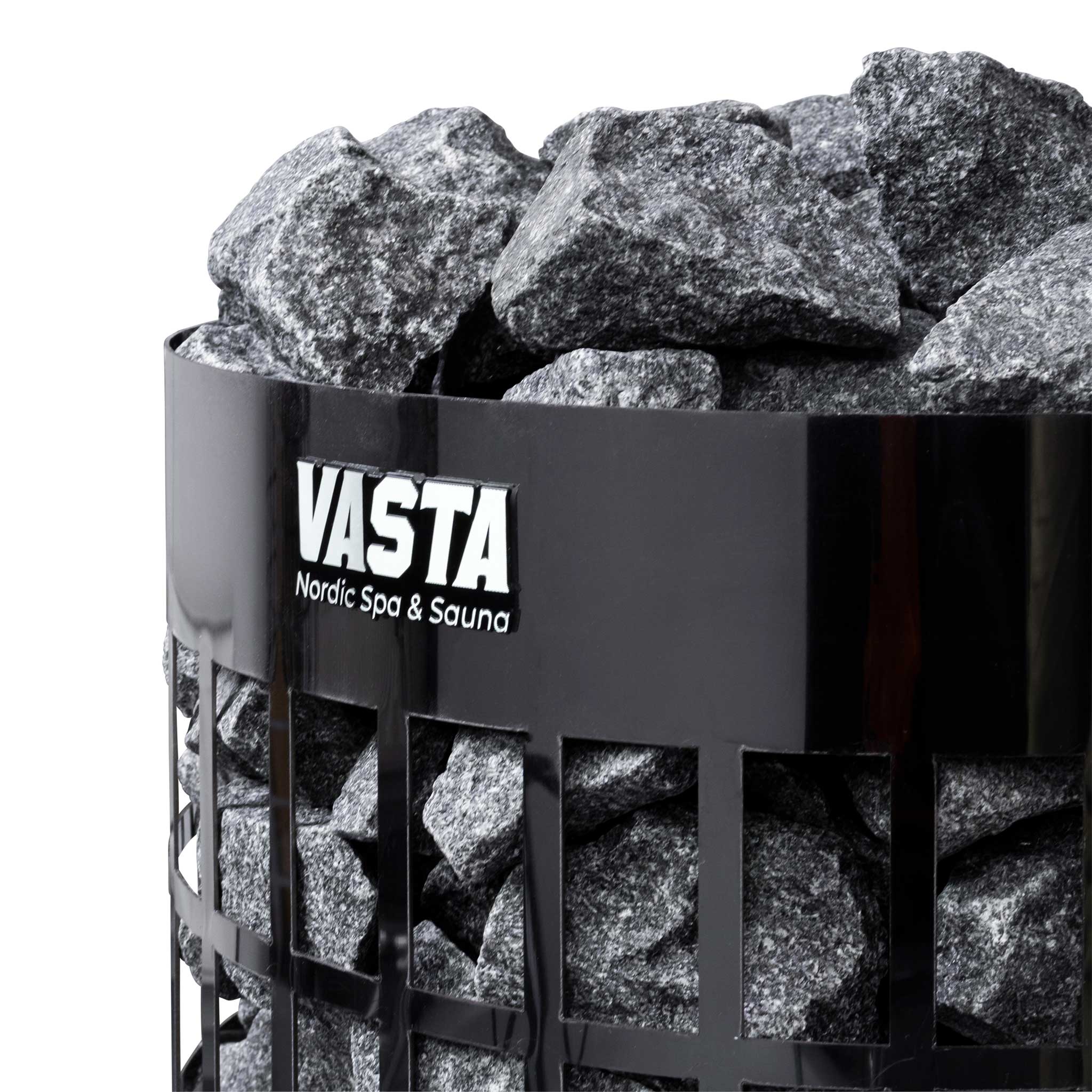 Vasta Bastuaggregat Ignite 6kw, black steel, separat, 5-8m3