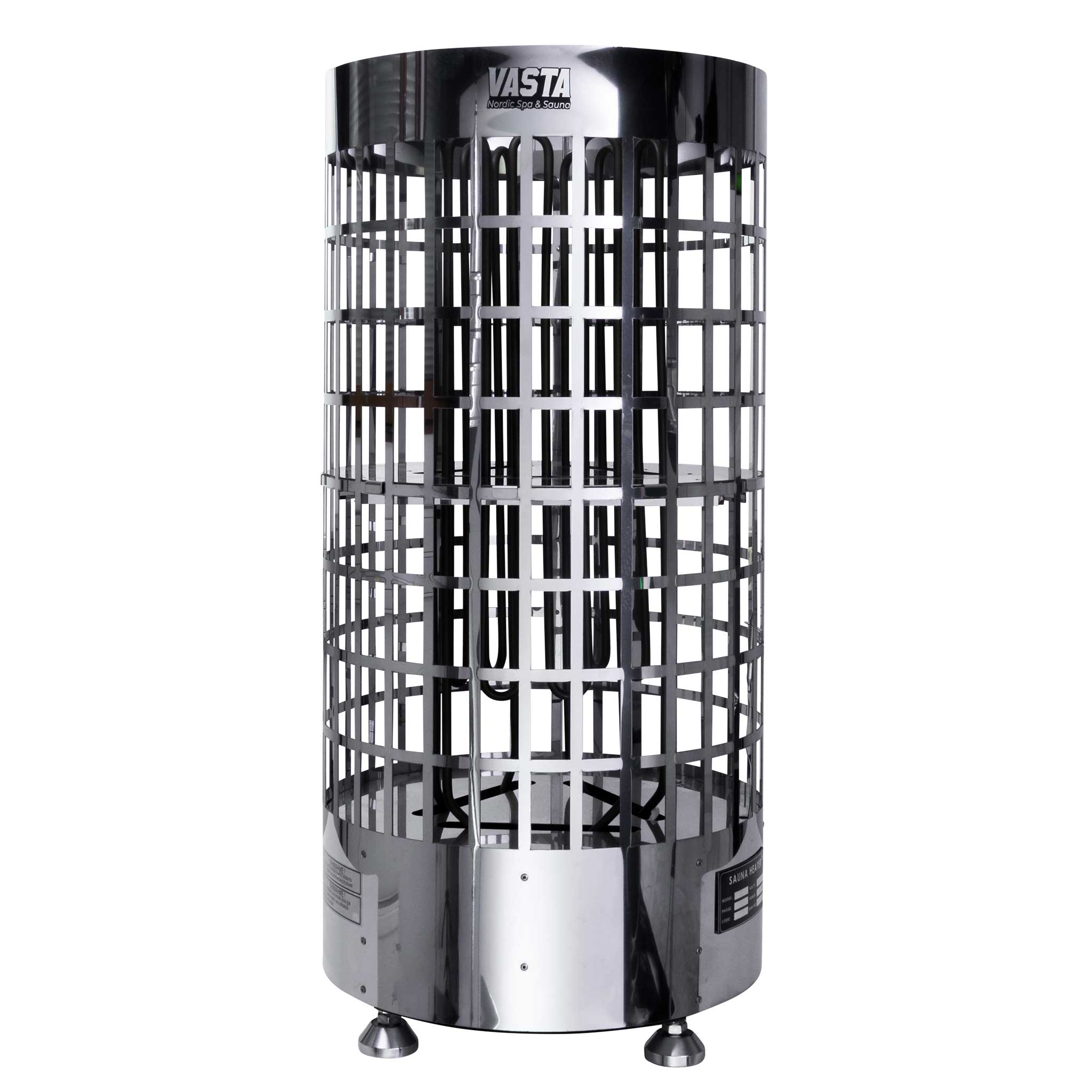 Vasta Saunaofen elektrisch Ignite 6kw, separate regelung, 5-8m3, stahl