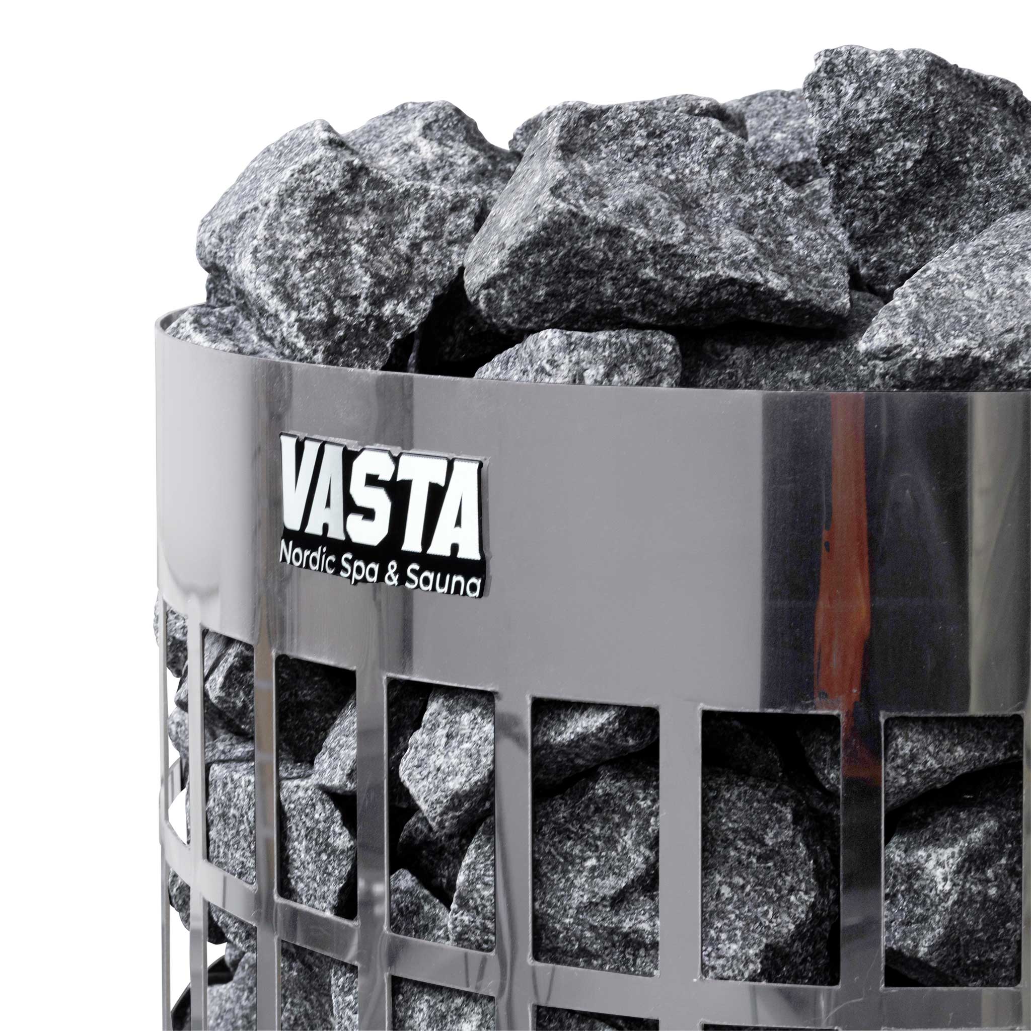 Vasta Saunaofen elektrisch Ignite 6kw, separate regelung, 5-8m3, stahl