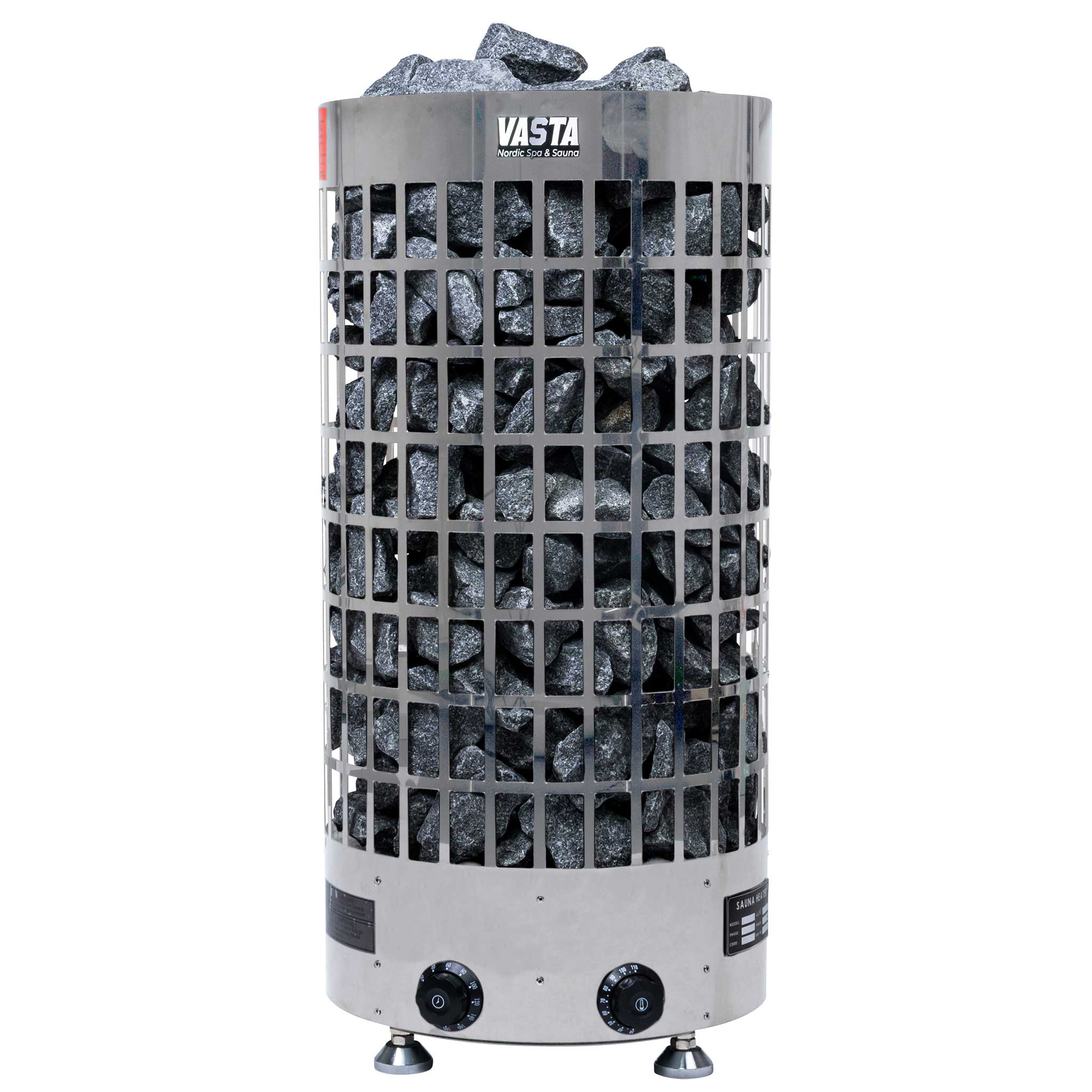 Vasta Saunakachel elektrisch Ignite 8kw, vaste regeling, 7-12m3, staal
