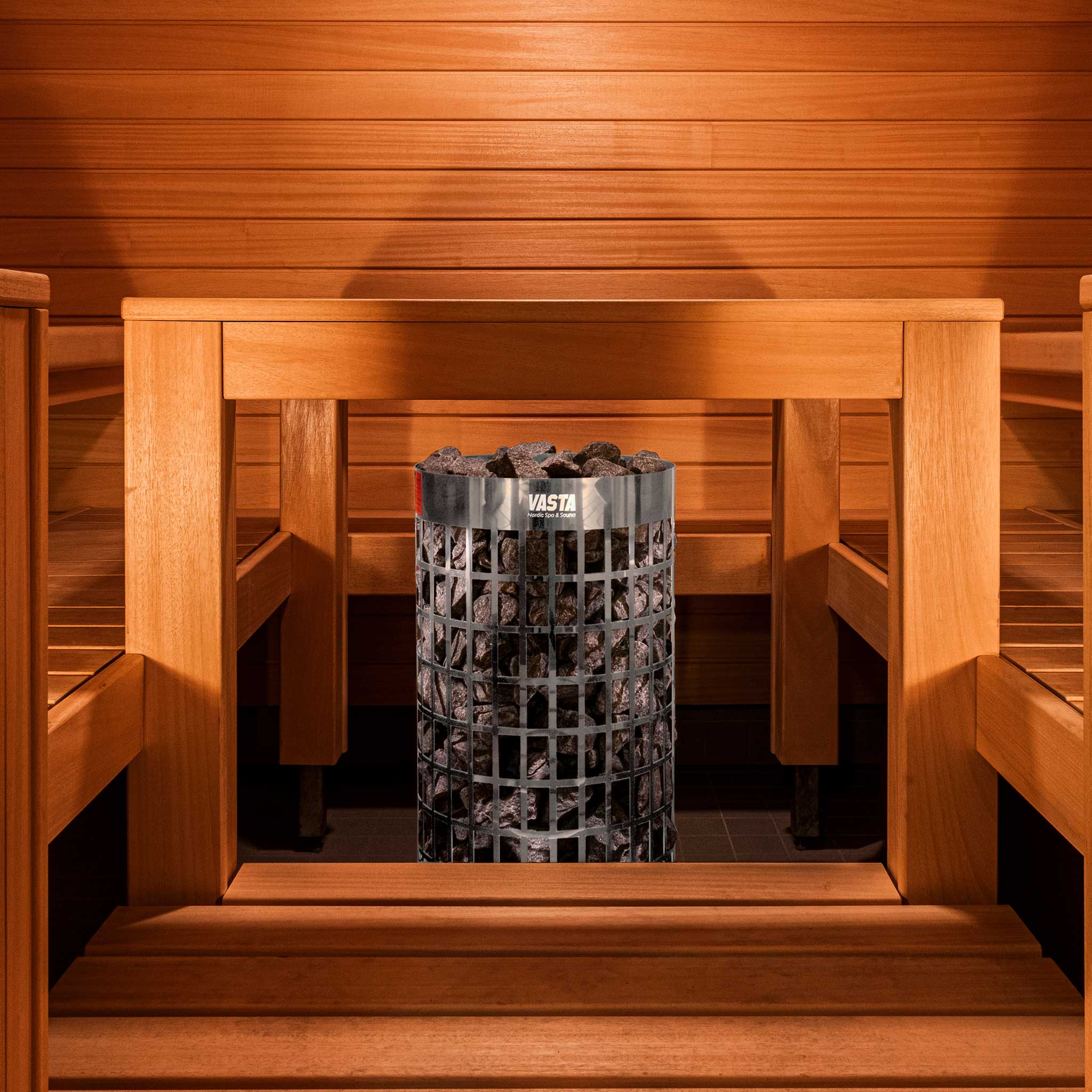 Vasta Electric Sauna Heater Ignite 6kw, separate control, 5-8m3, steel