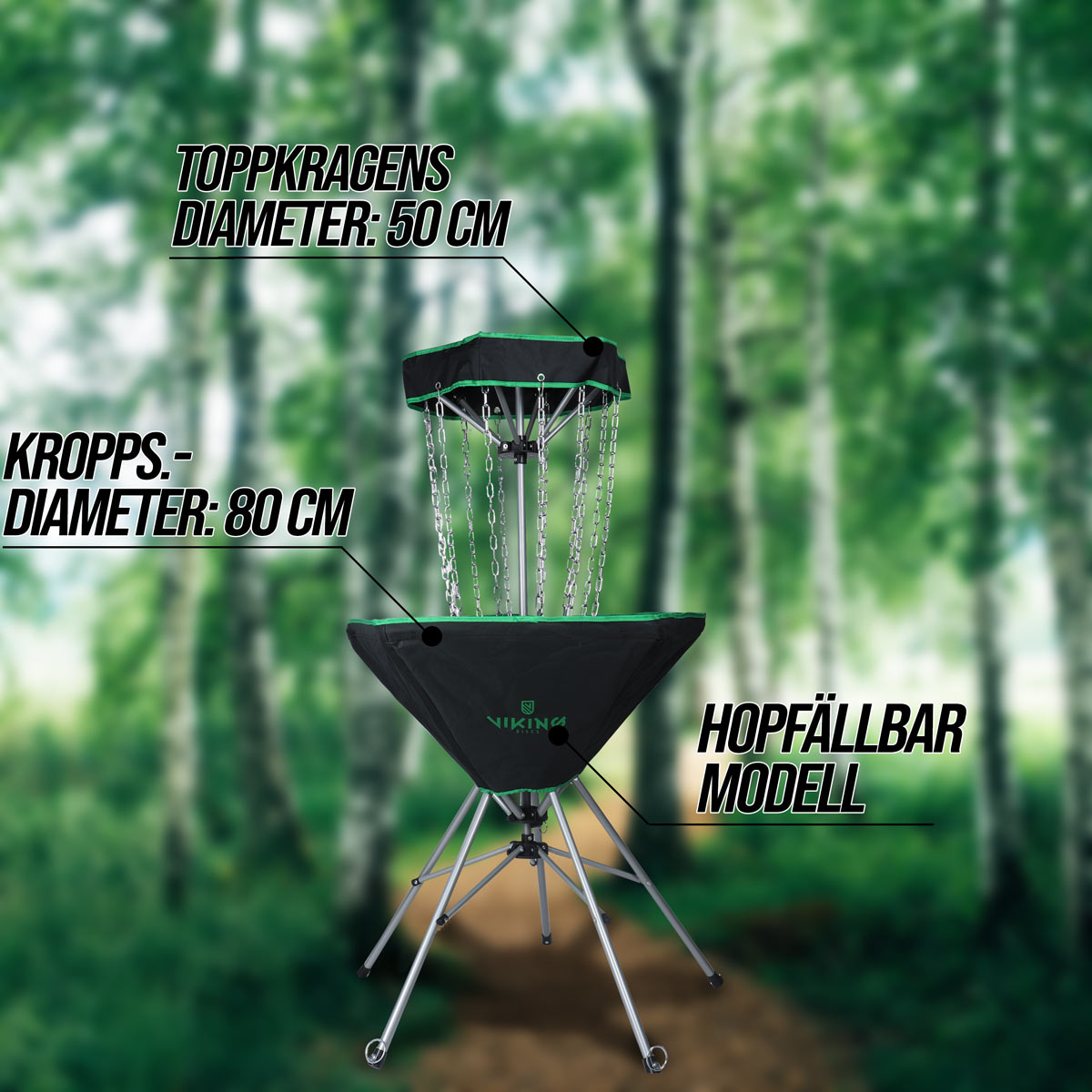 Viking Discs Raid discgolf korg