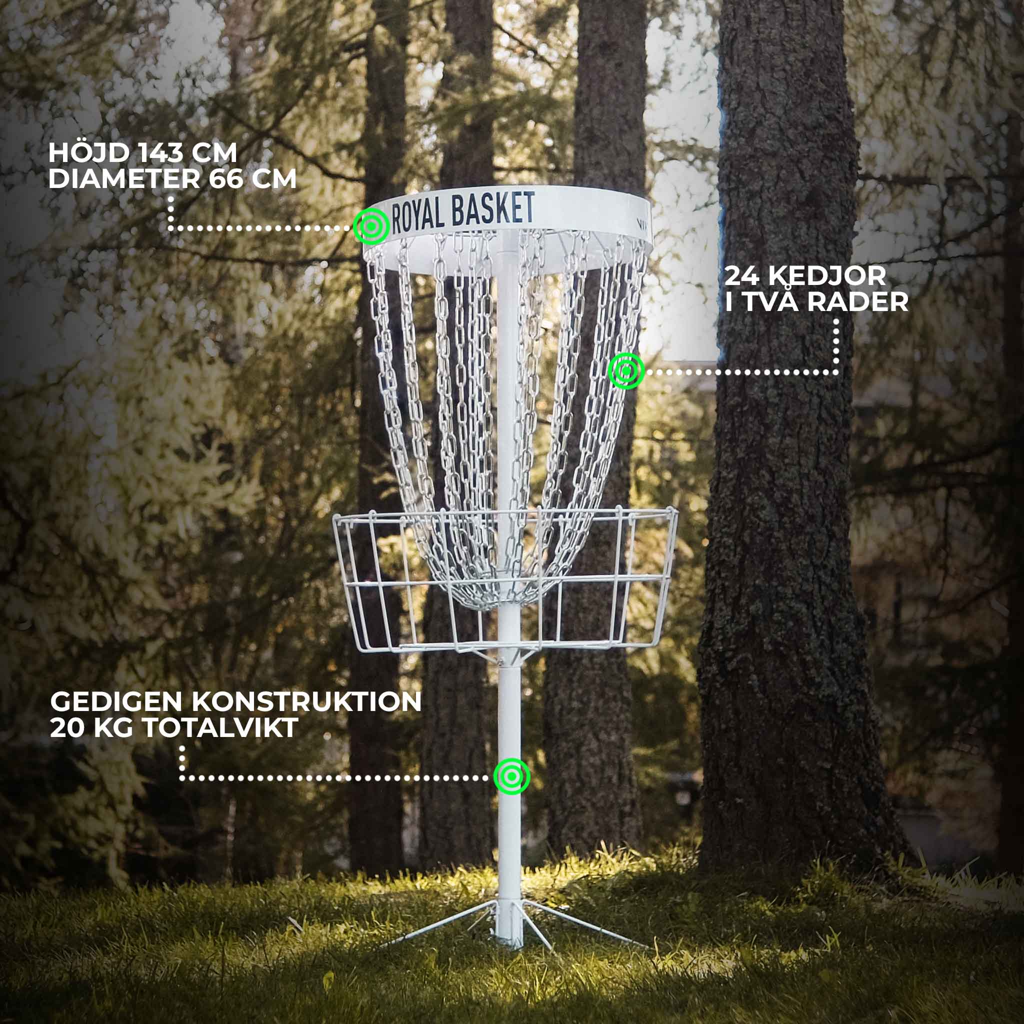 Viking Discs Royal Basket discgolf korg