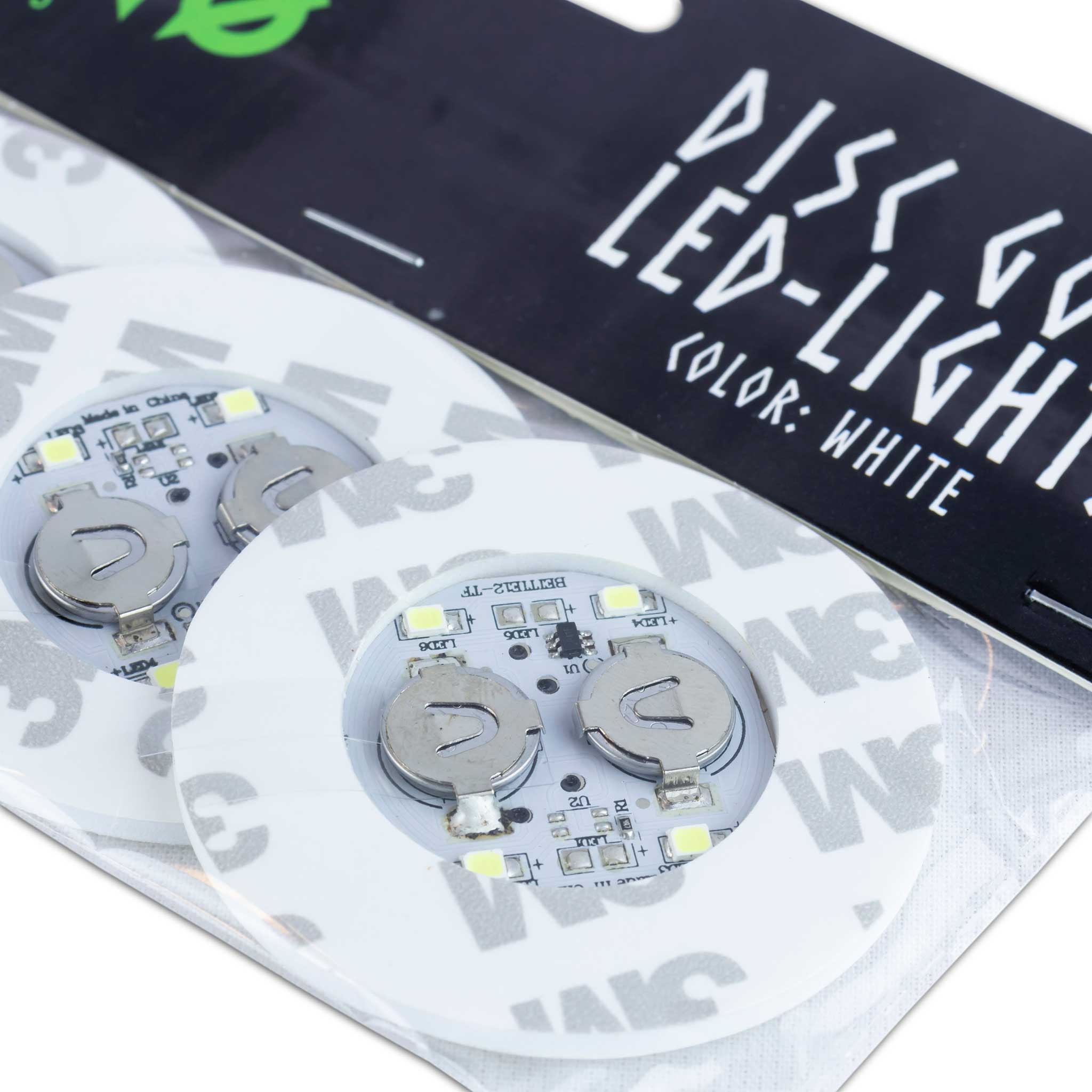 Viking Discs LED-valo frisbeegolfkiekkoon, valkoinen (4kpl)