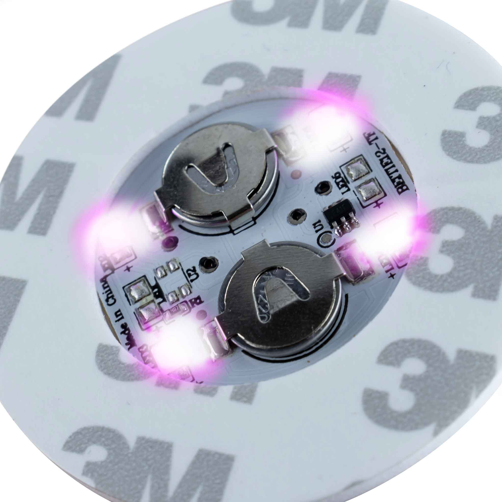 Viking Discs LED-valo frisbeegolfkiekkoon, väri (4kpl)