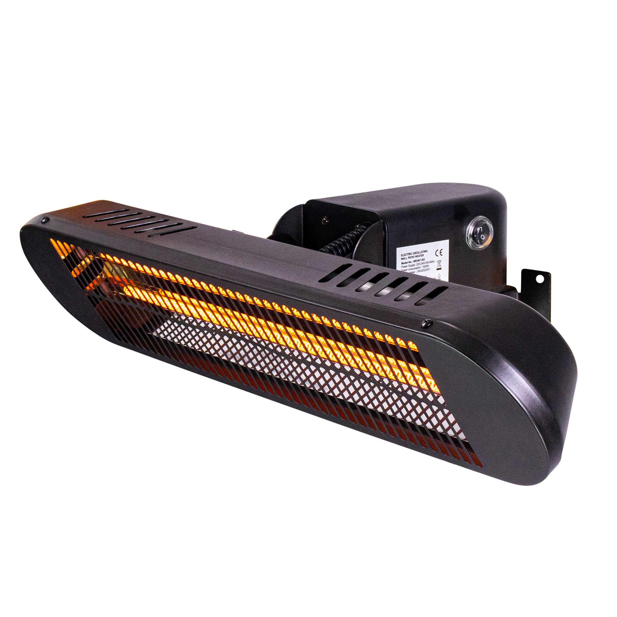 Fornorth terassilämmitin Wall Heater Premium 2000W etäohjaus musta